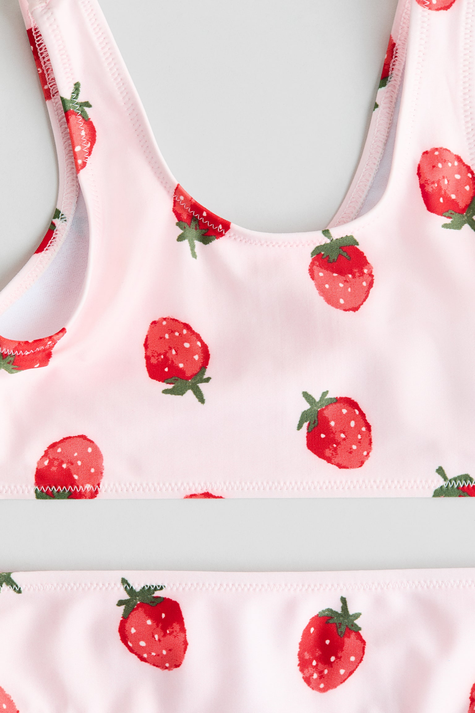 Μπικίνι με τύπωμα - Ανοιχτό ροζ/φράουλες/Ροζ κοραλλί/ανανάδες/Κρεμ/πουά - 2