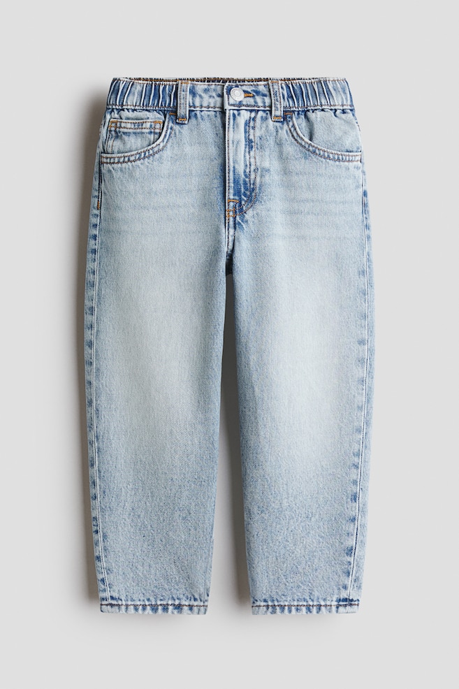 Loose Fit Jeans - Light denim blue/Dark denim blue/Light denim gray/Light denim blue/Dark gray/Natural white/Light beige - 1