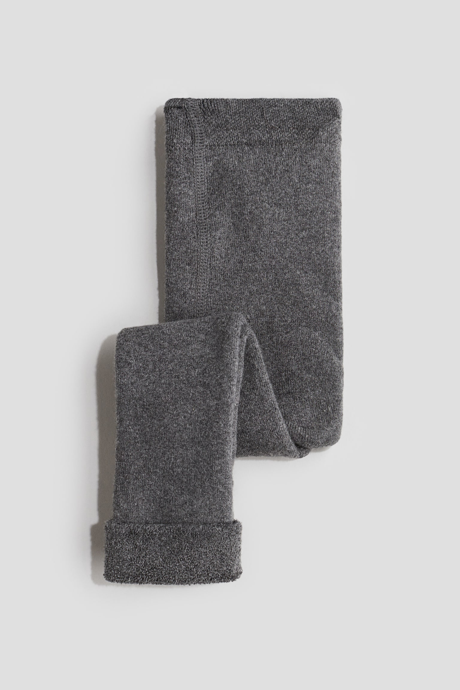Детские леггинсы H&M Terry, цвет: Тёмный серый — фото 1