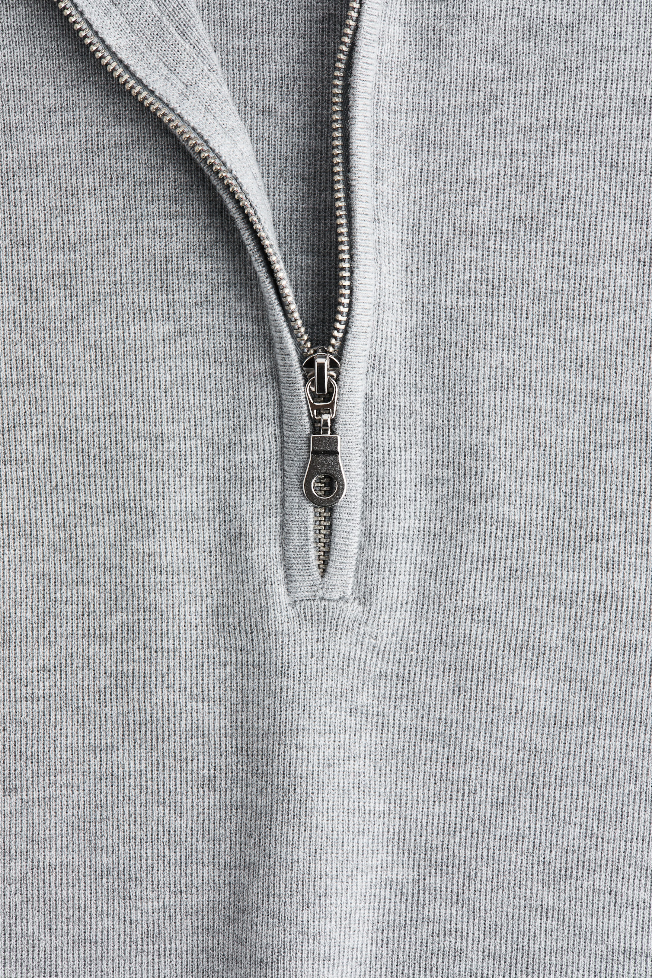 Vezi imaginea mai mare: Pulover supradimensionat cu fermoar scurt - Gri-melanj - FEMEI | H&M RO 7