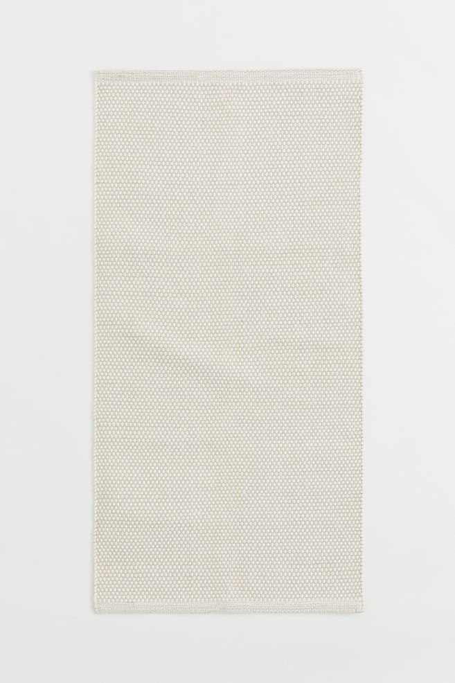Cotton rug - Natural white/Beige - 3