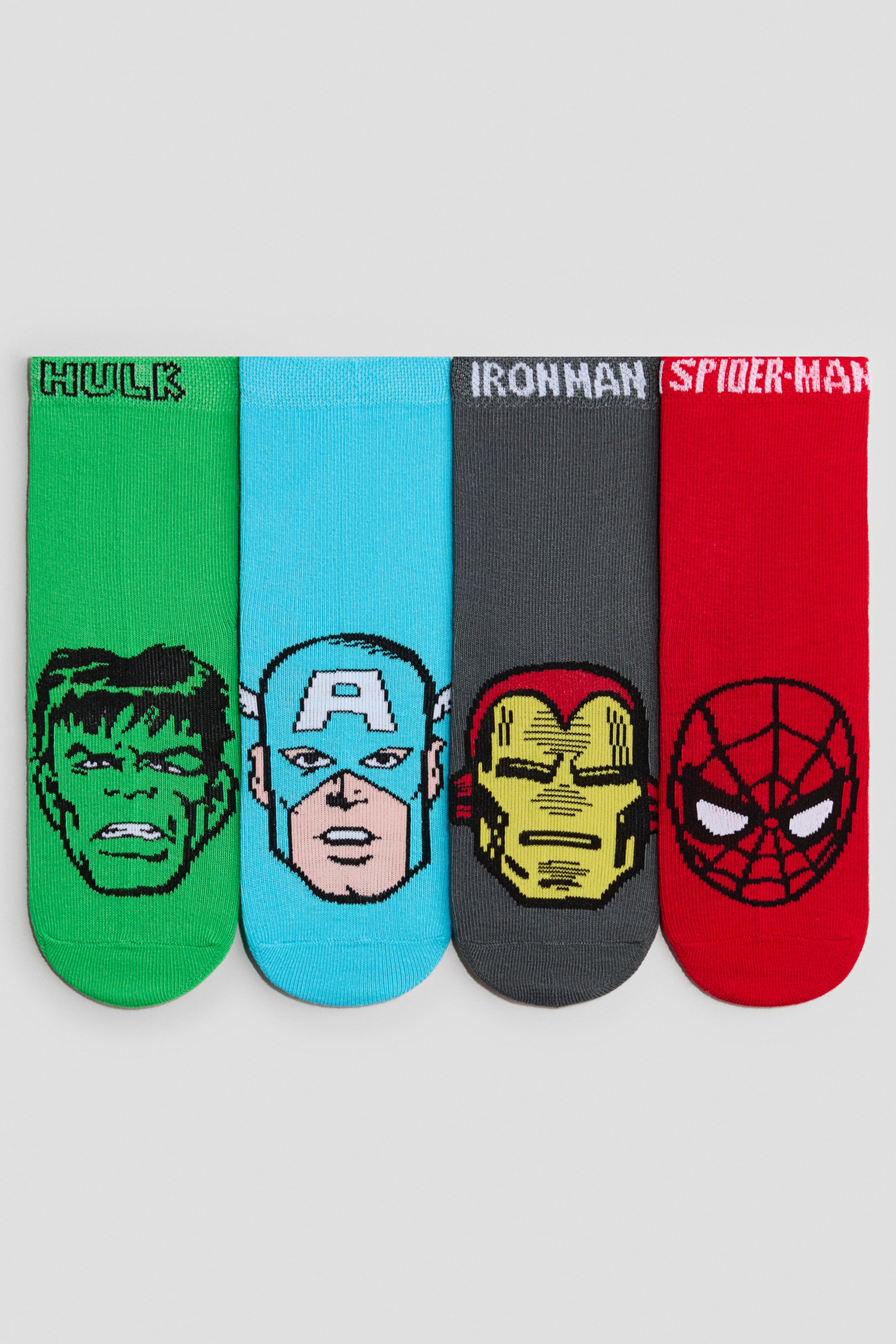 Visa större bild: 7-pack strumpor - Crèmevit/Marvel Comics - BARN | H&M FI 1