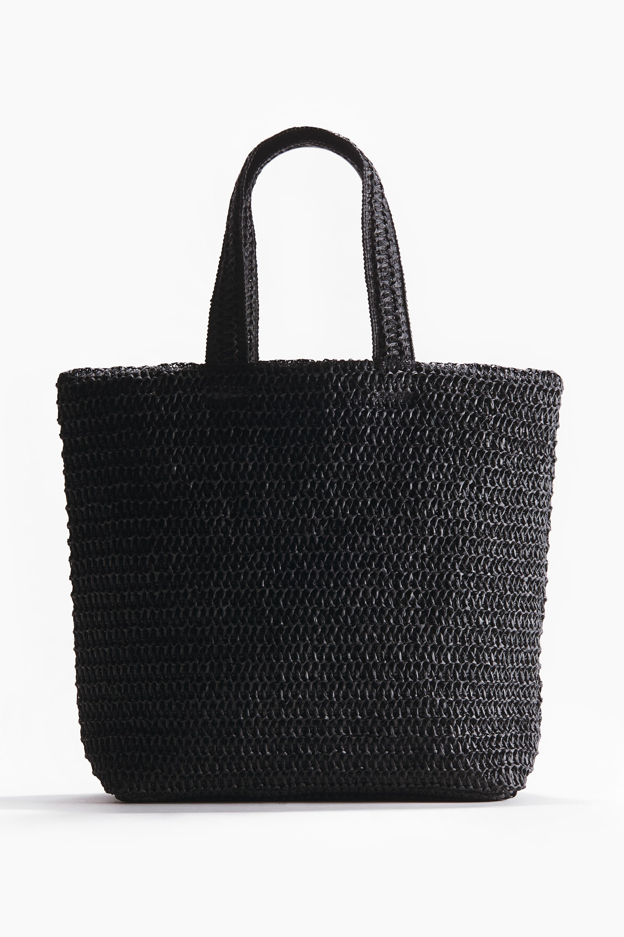 Prikaži veću sliku: Slamnata ceger-torba - Crna - Men | H&M RS 1