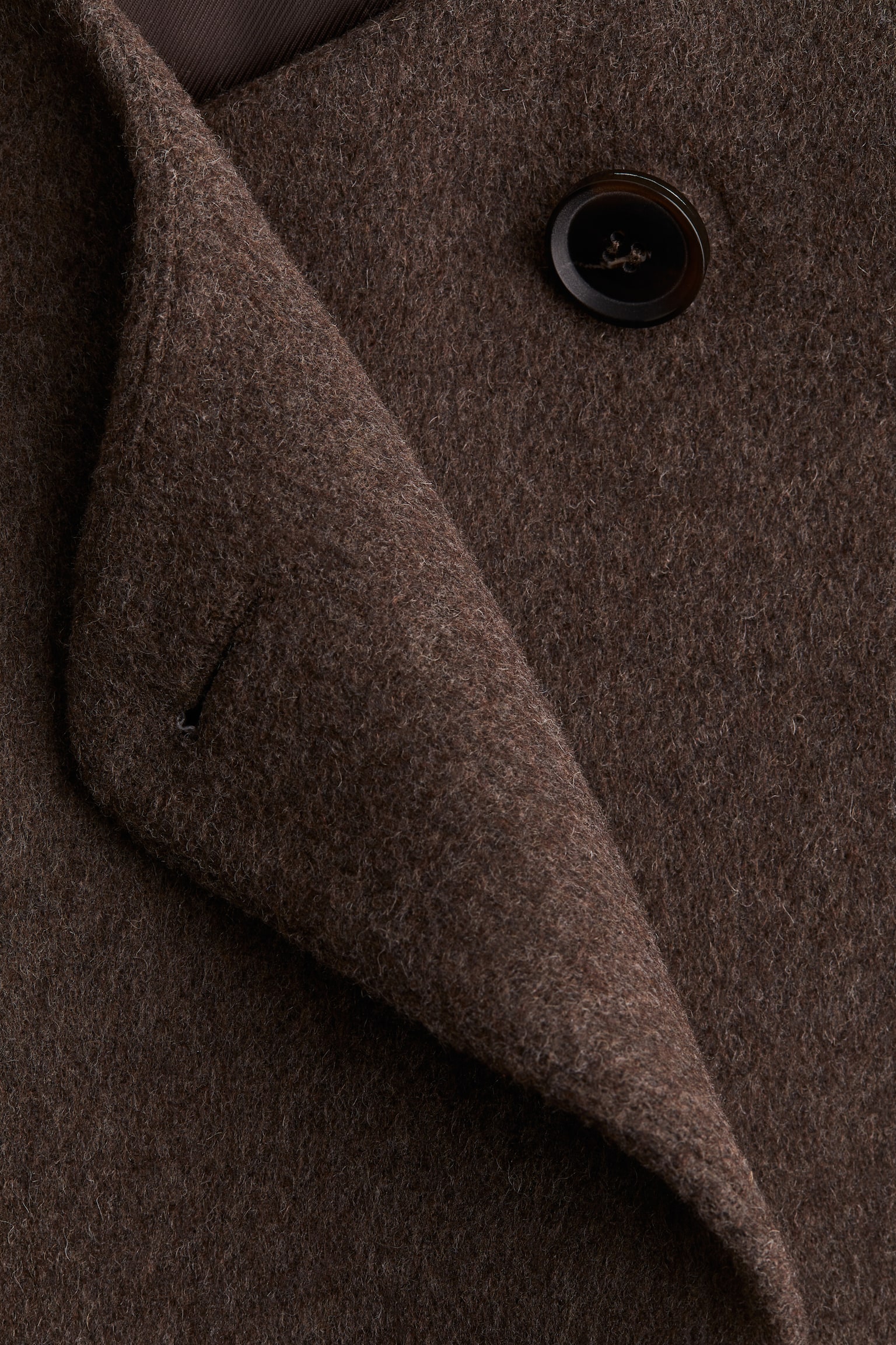 Wool-blend jacket - Dark brown/Grey marl/Black/Light beige - 4