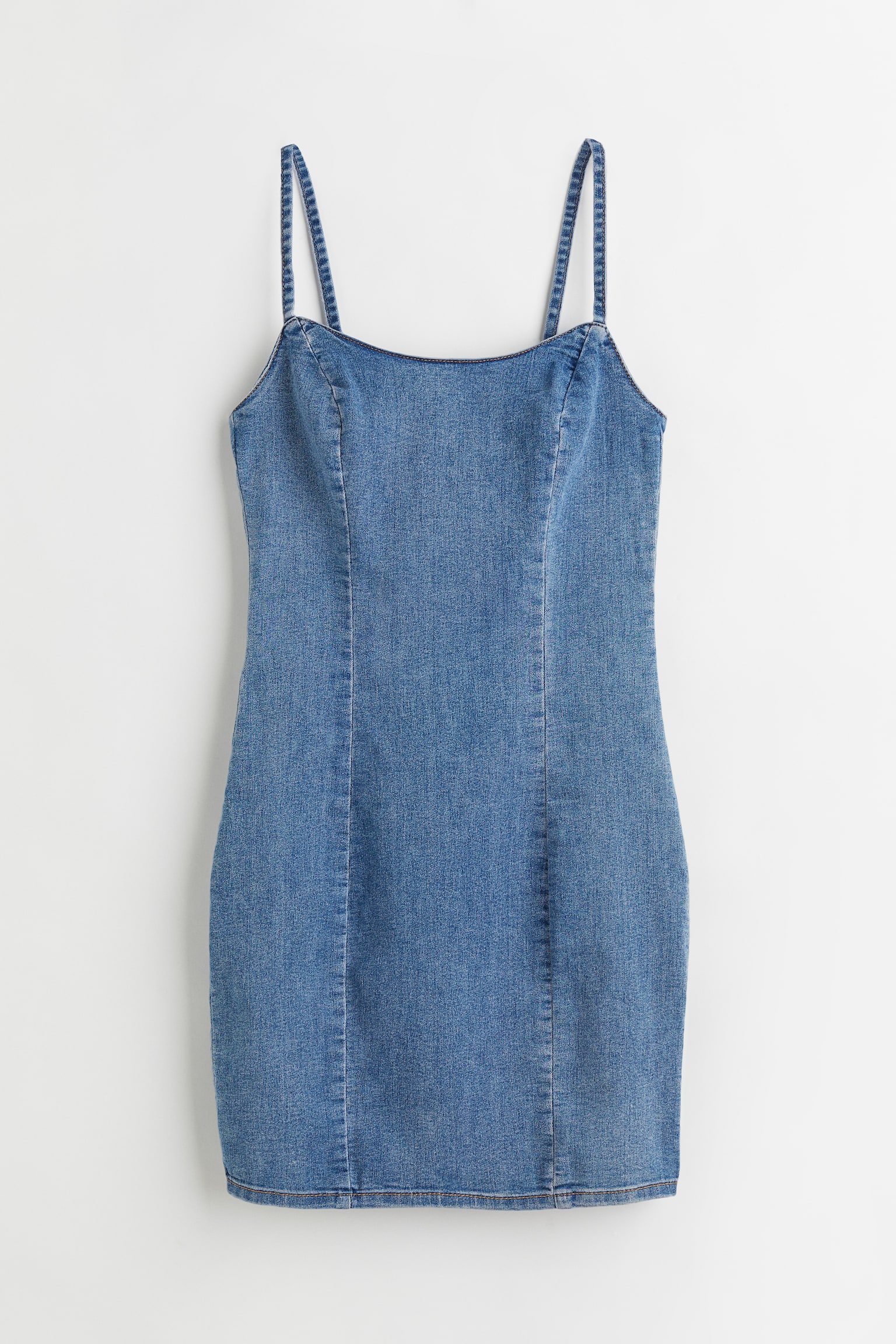 Denim Bodycon Dress - Denim blue - 1