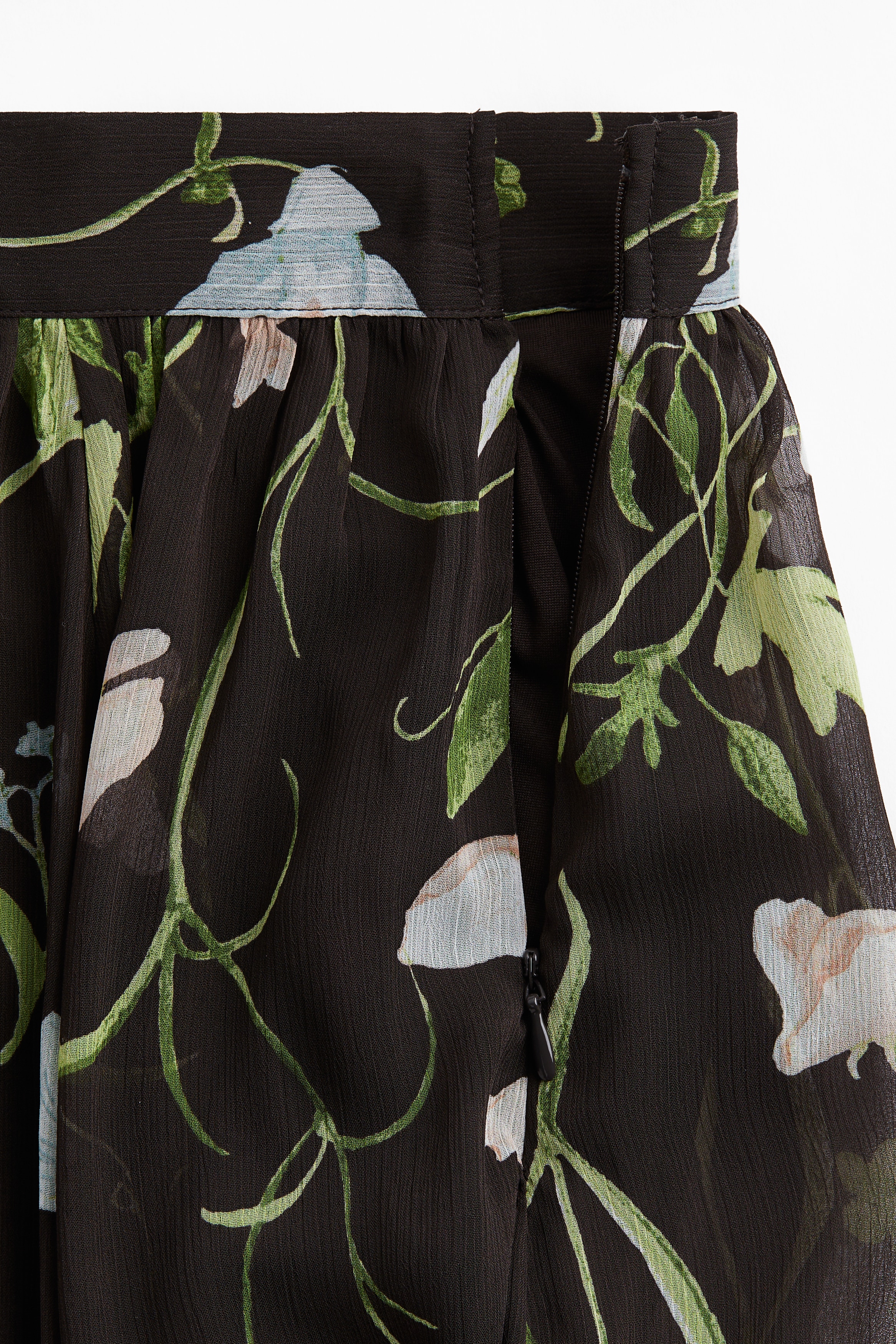 Chiffon maxi skirt