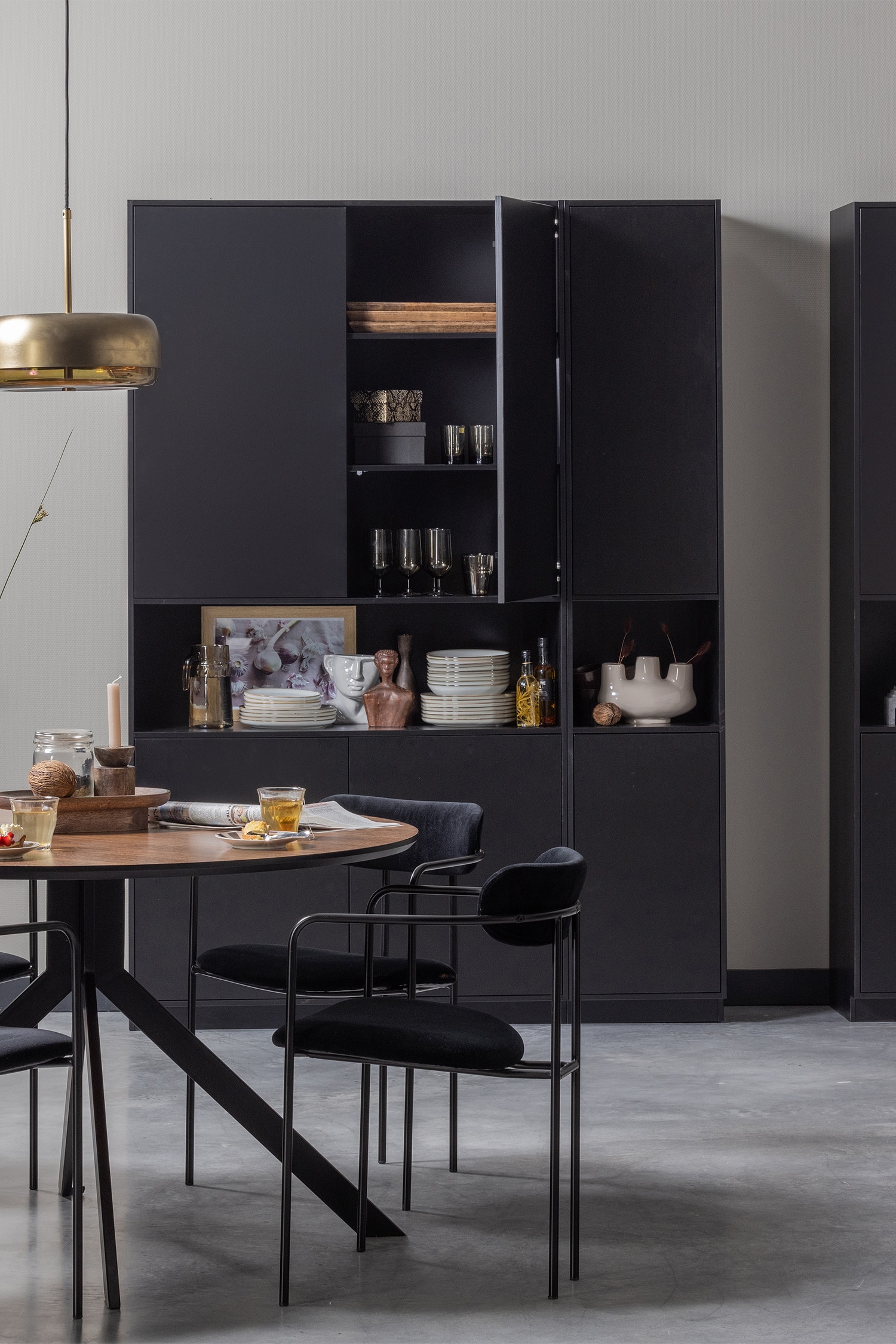 Ivy Eetkamerstoel - Set Van 2 - Zwart