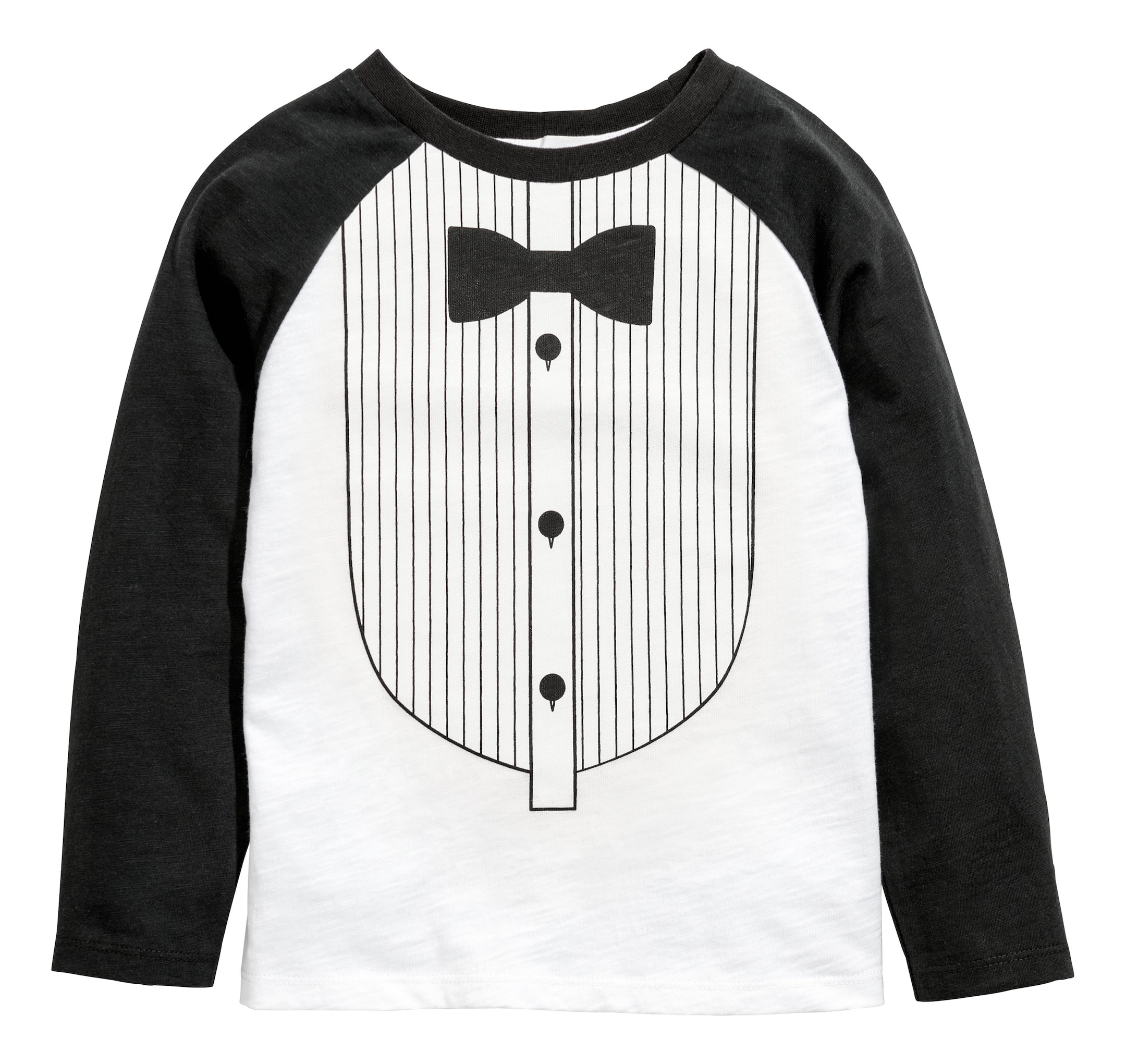 View larger image: Printed jersey top - White/Black - Kids | H&M GB 1