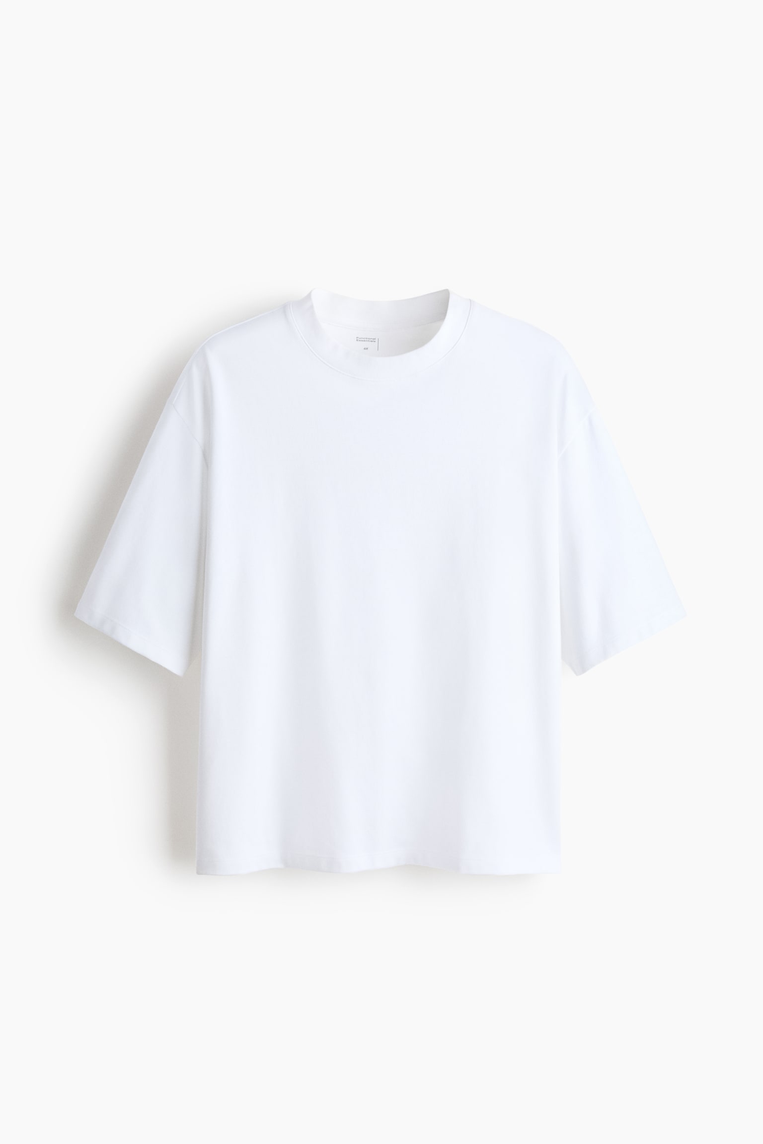 Playera Cooling Oversized Fit - Blanco/Azul oscuro - 1