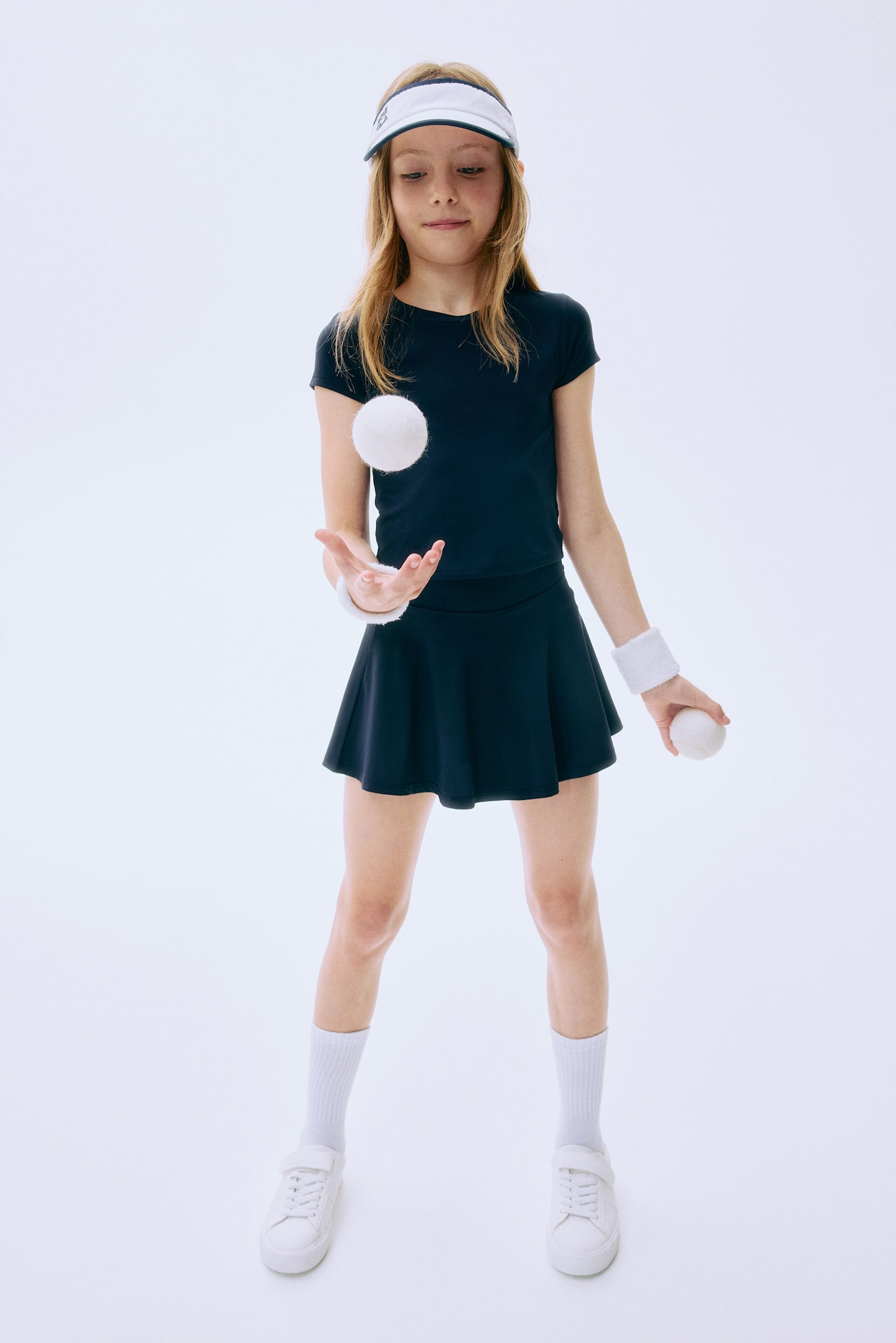 Детские комплекты H&M Move 2-Piece Sports Set with DryMove™, цвет: Тёмно-синий — фото 3