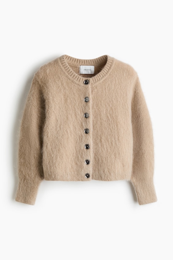 Женские кардиганы H&M Mohair-Blend Cardigan