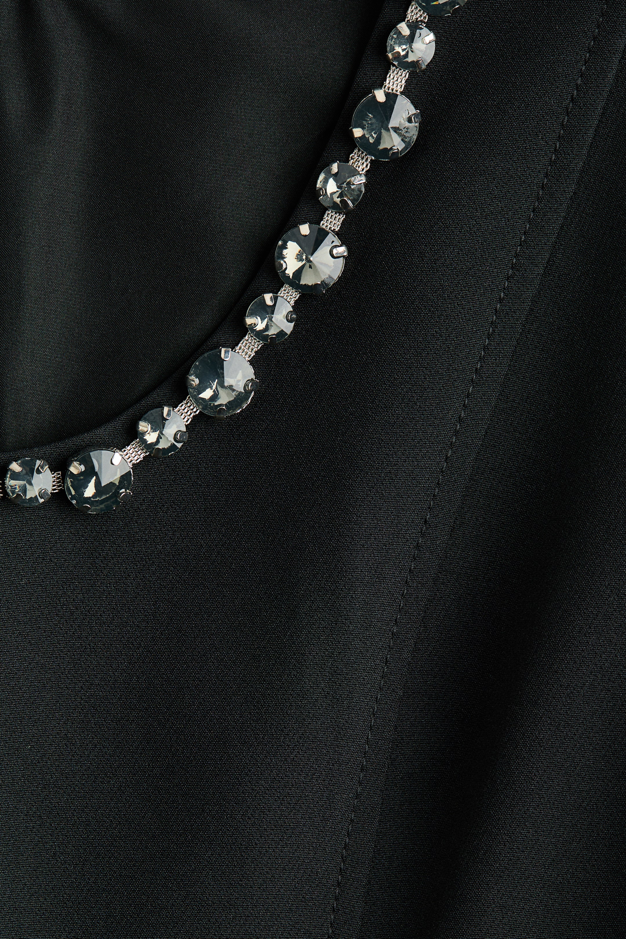 Ampliar la imagen: Vestido con pedrería - Negro - Ladies | H&M MX 2