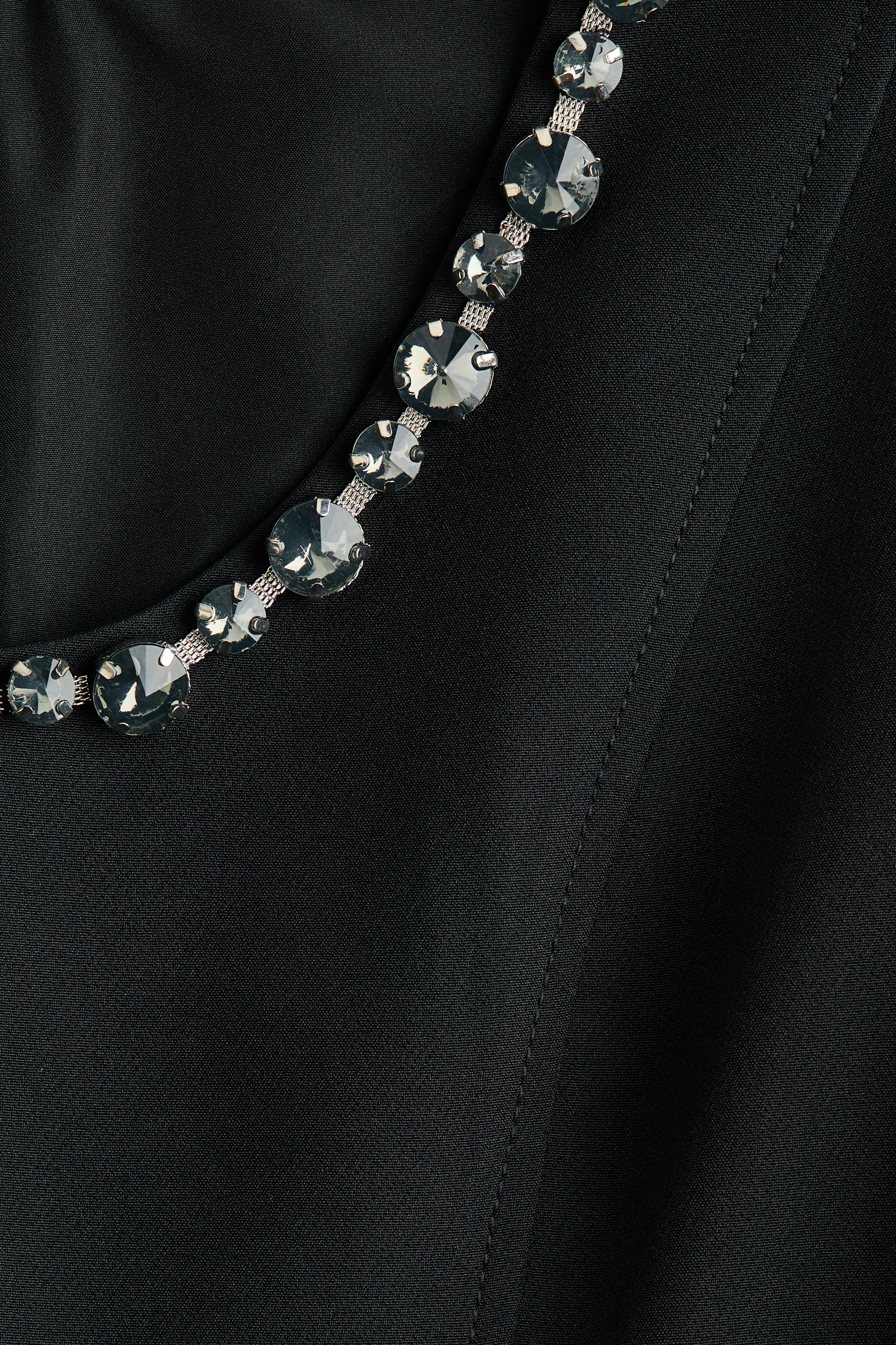Rhinestone-Embellished Dress