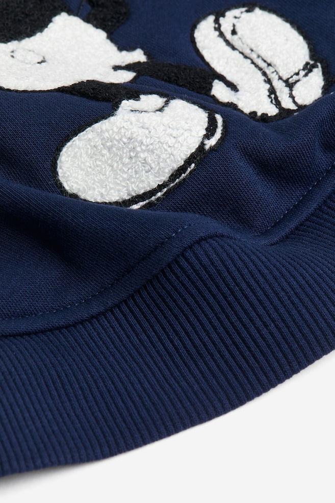 Embroidery-detail dog top - Dark blue/Mickey Mouse/Grey marl/Harvard/Grey marl/Mickey Mouse/Dark grey/Yale - 3