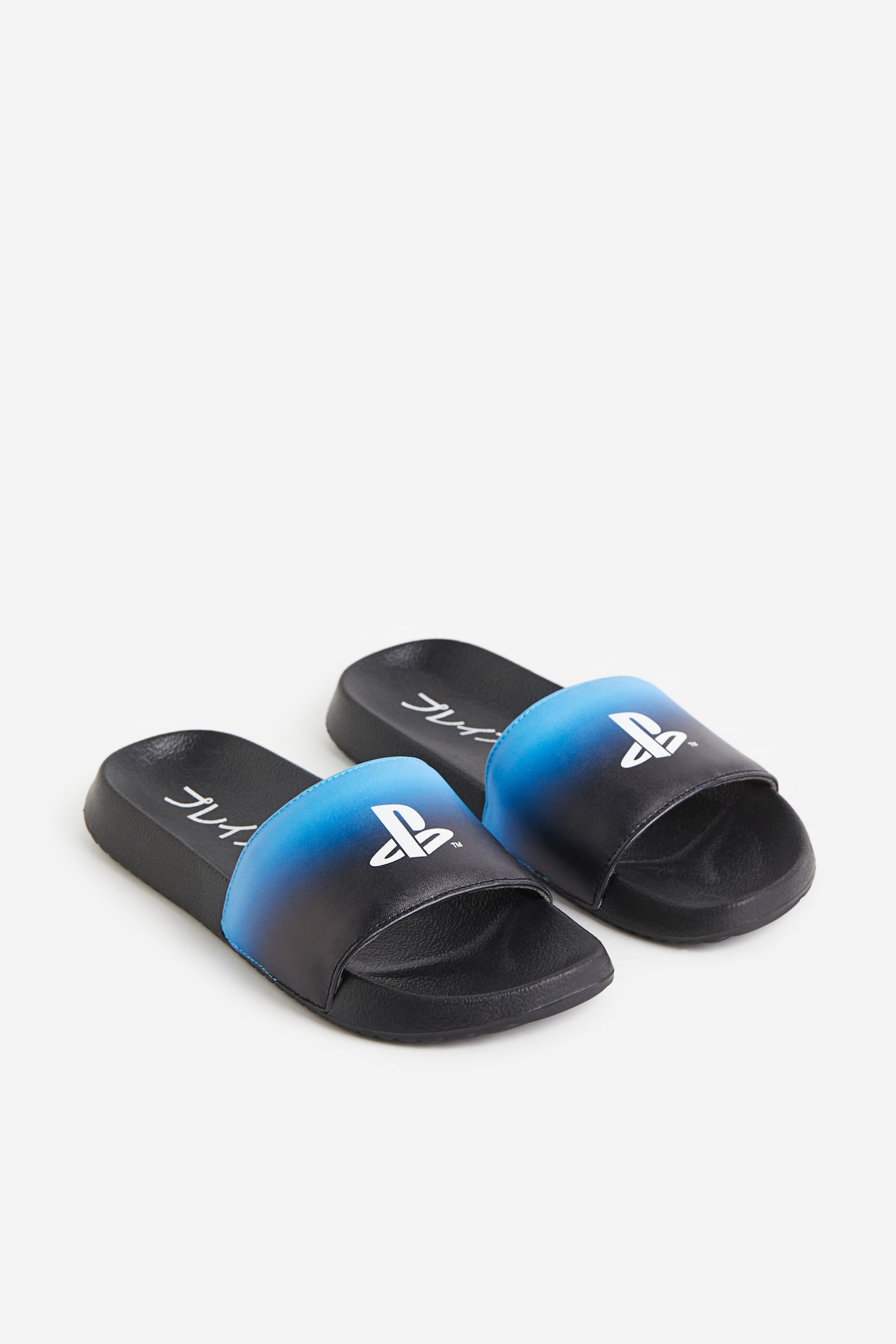 Printed pool shoes - Black/PlayStation/Black/SmileyWorld® - 1