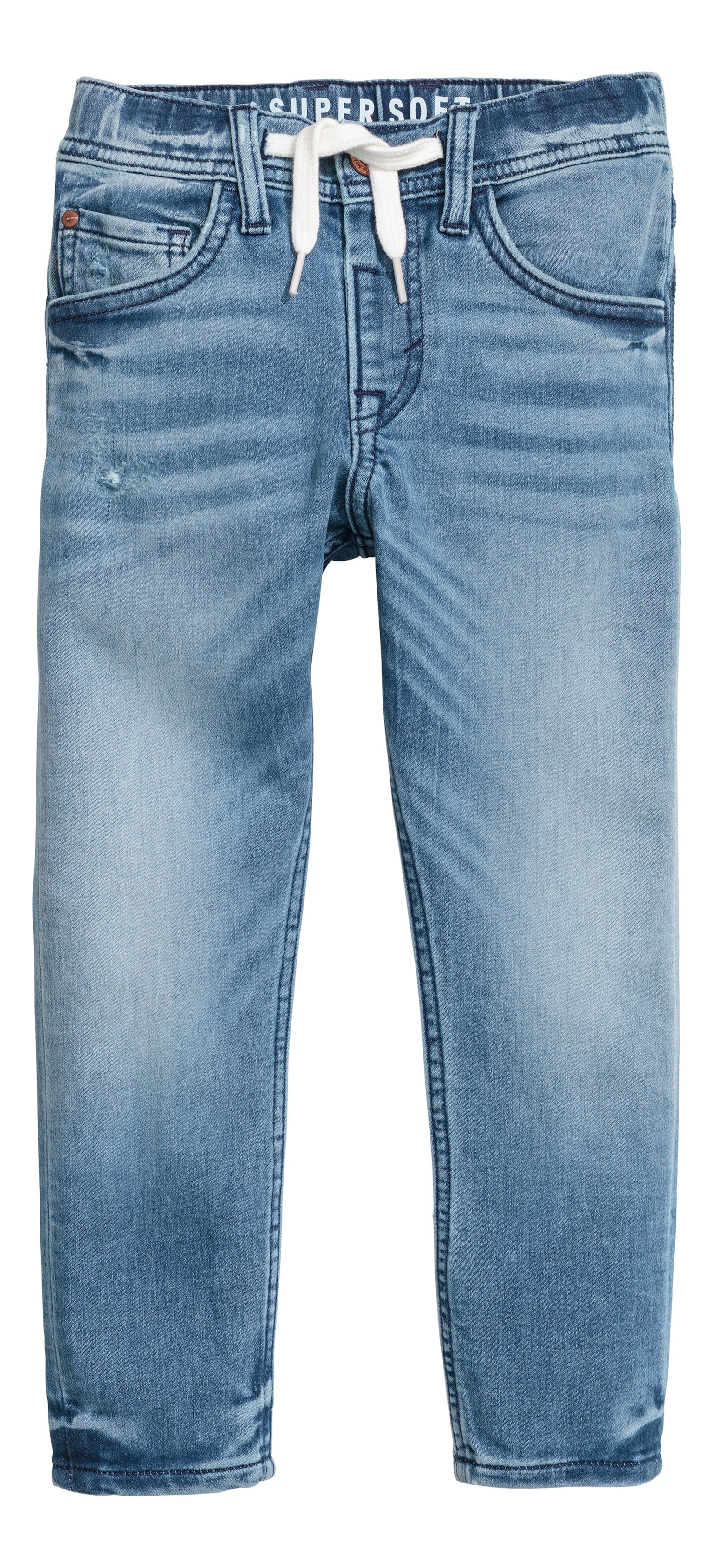 Super Soft Denim Joggers - Denim blue - 1