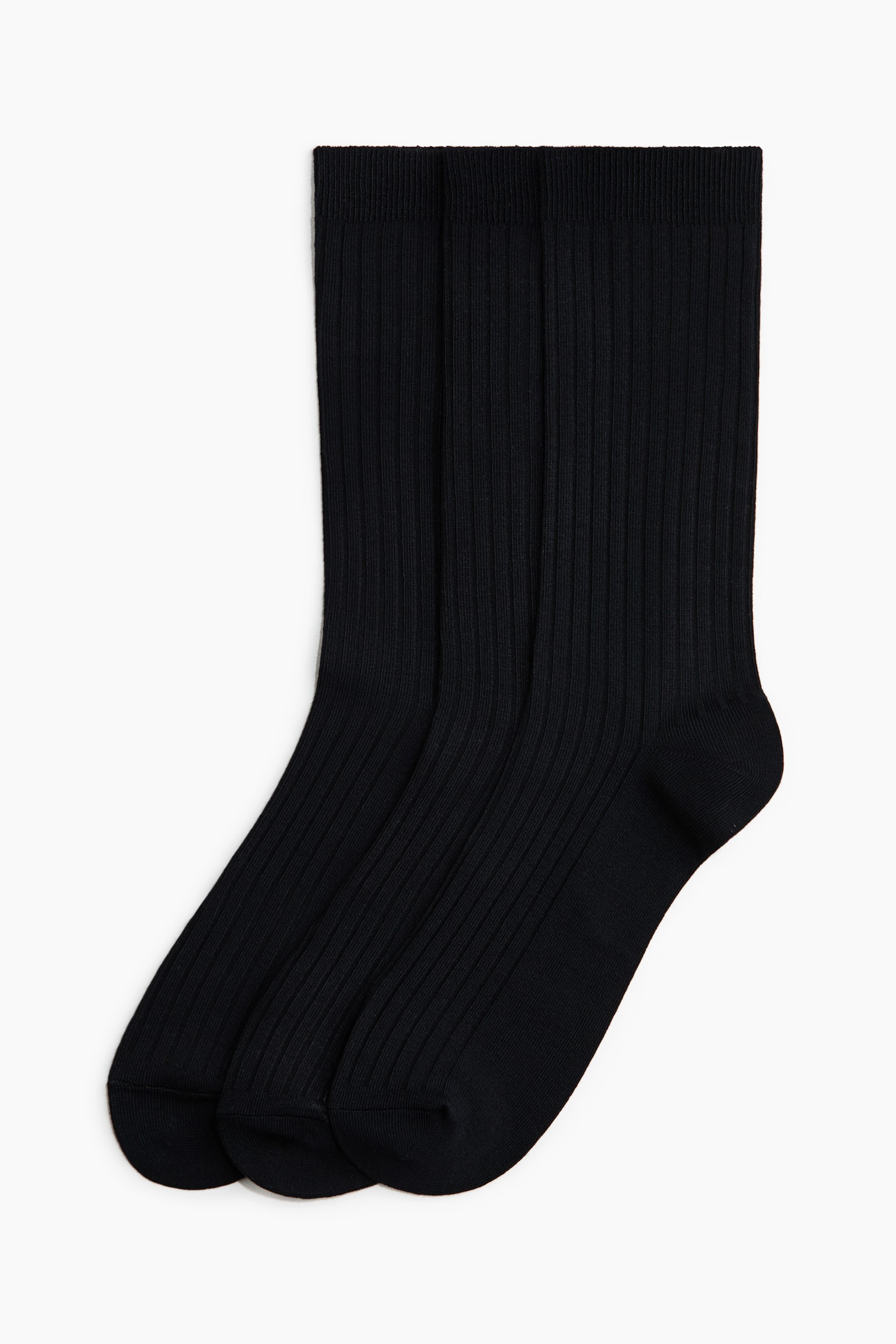 3-pack bamboo viscose-blend socks - Black/Cream/Navy blue - 1