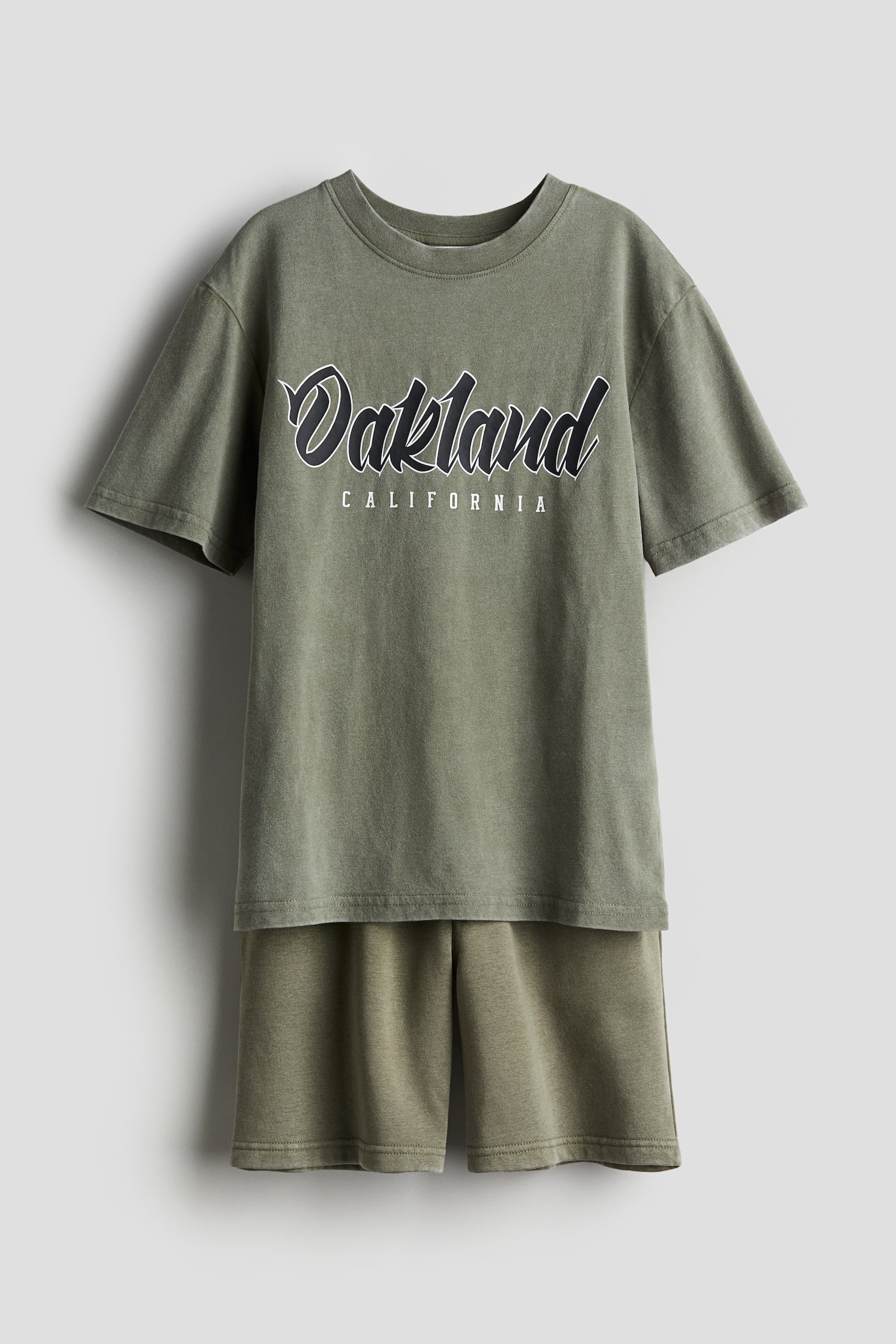 2-piece Washed Look Set - Dark green/Oakland/Washed black/Zuma Beach - 1