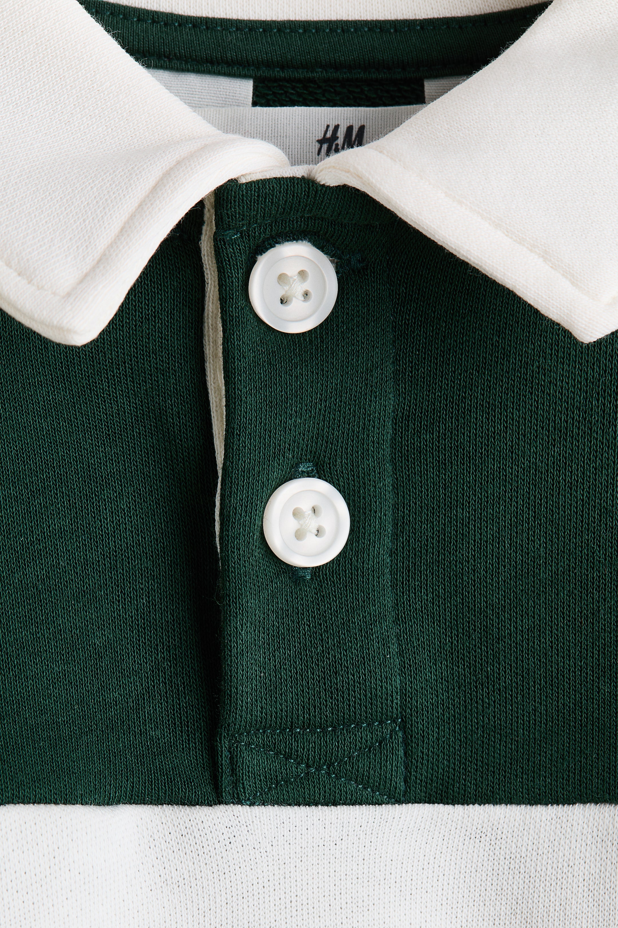Детские рубашки H&M Print-motif rugby shirt — фото 5