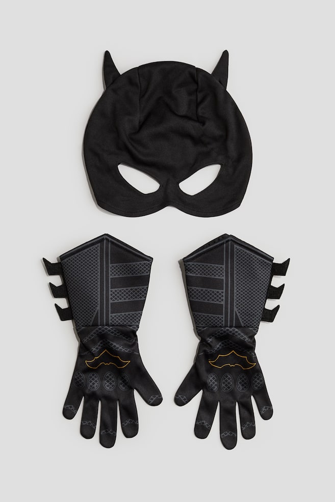 Fancy Dress Set - Black/Batman/Red/Spider-Man - 1