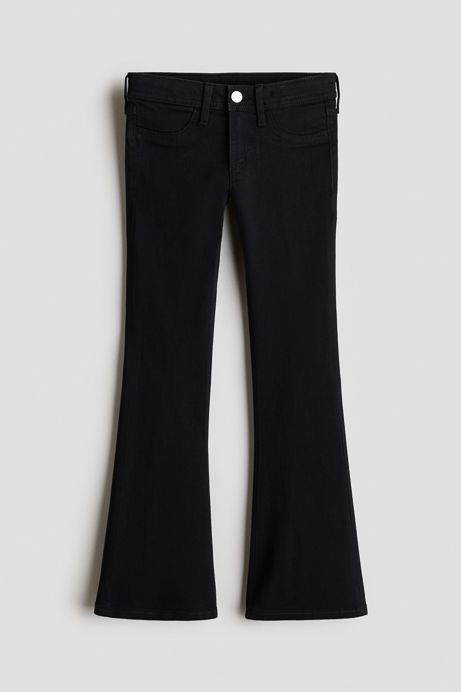 Flared Leg Low Jeans - Nero denim/Grigio denim/Blu denim