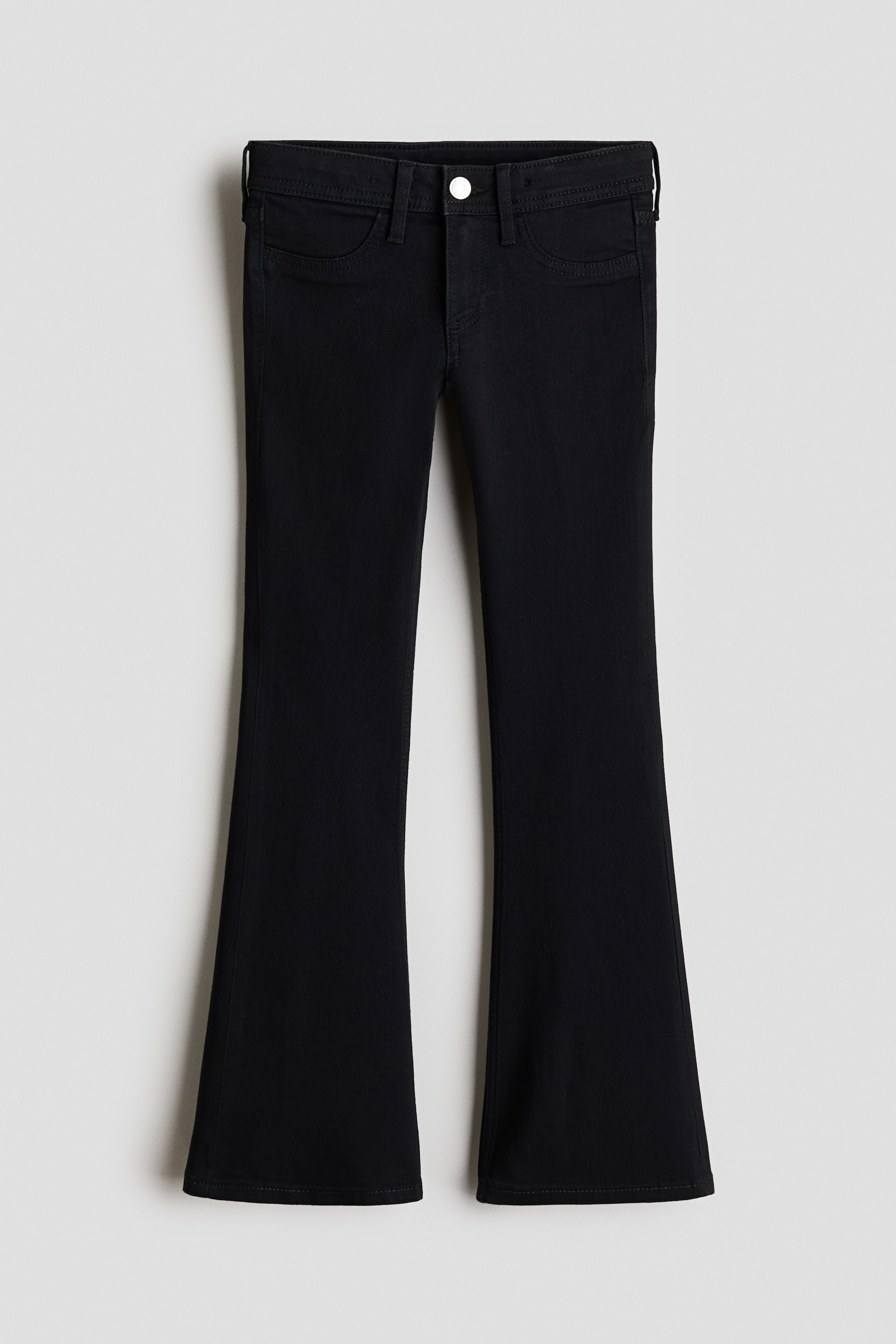 View larger image: Flared Leg Low Jeans - Denim black - Kids | H&M 1