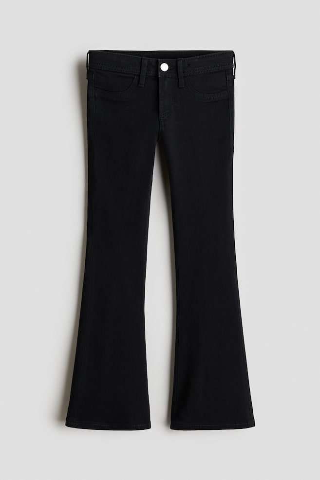 Flared Leg Low Jeans - Denim black/Denim blue/Denim gray - 1