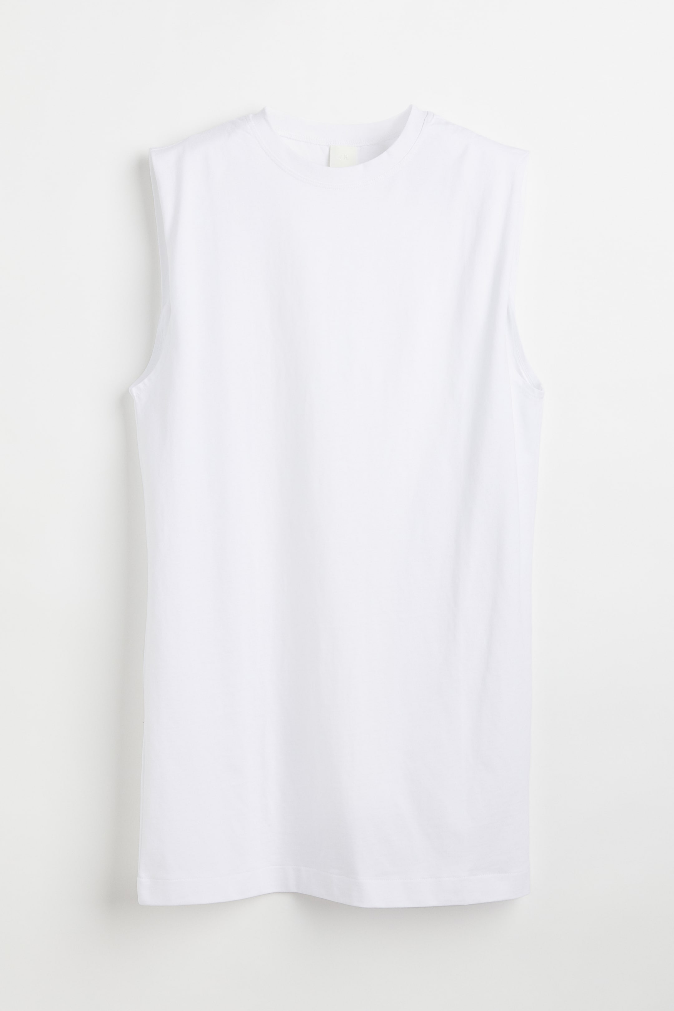 Größeres Bild ansehen: Ärmelloses Jerseykleid - Weiß - Ladies | H&M DE 1