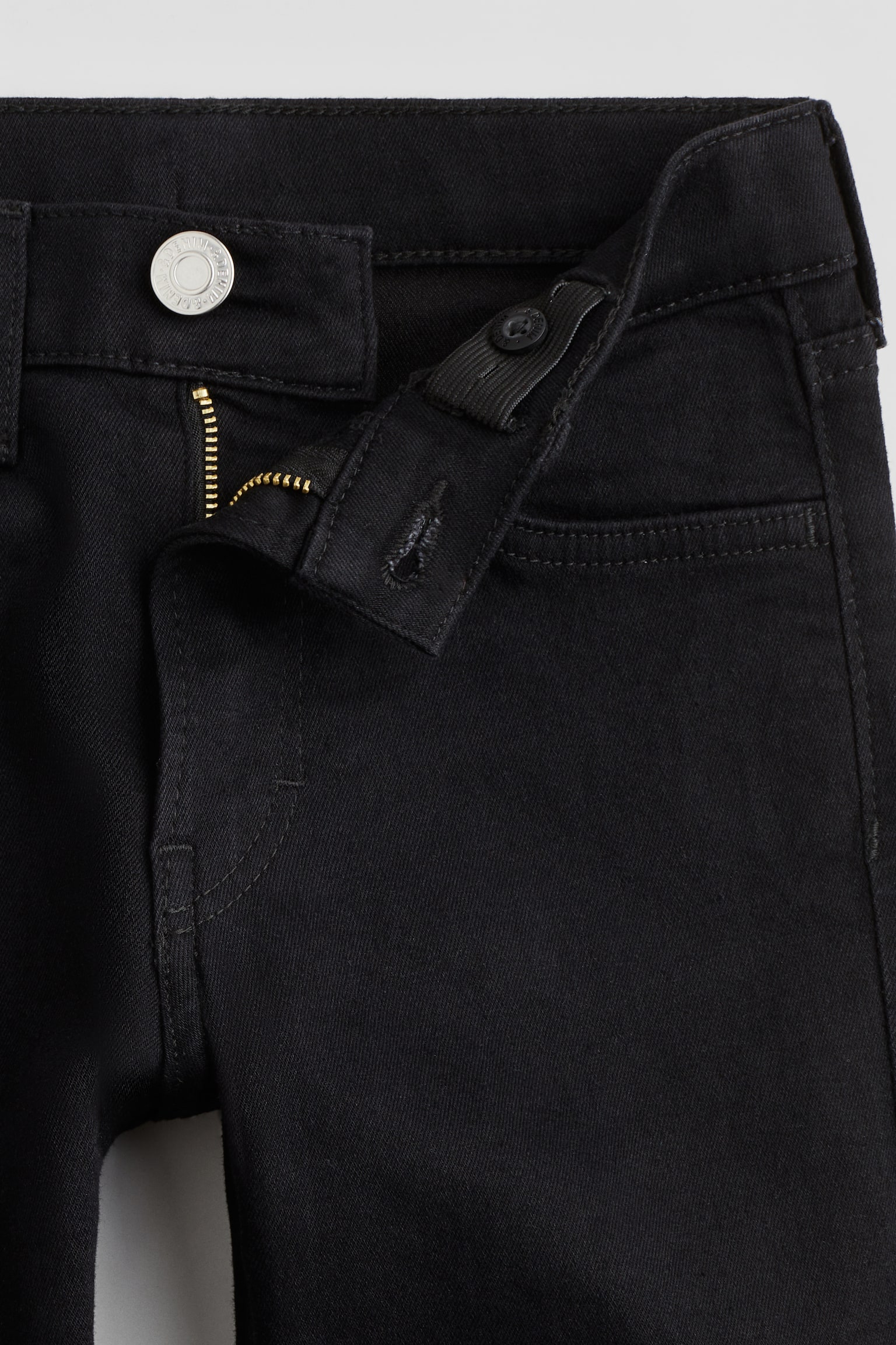 Детские джинсы H&M Comfort Stretch Slim Fit, цвет: Чёрный — фото 3