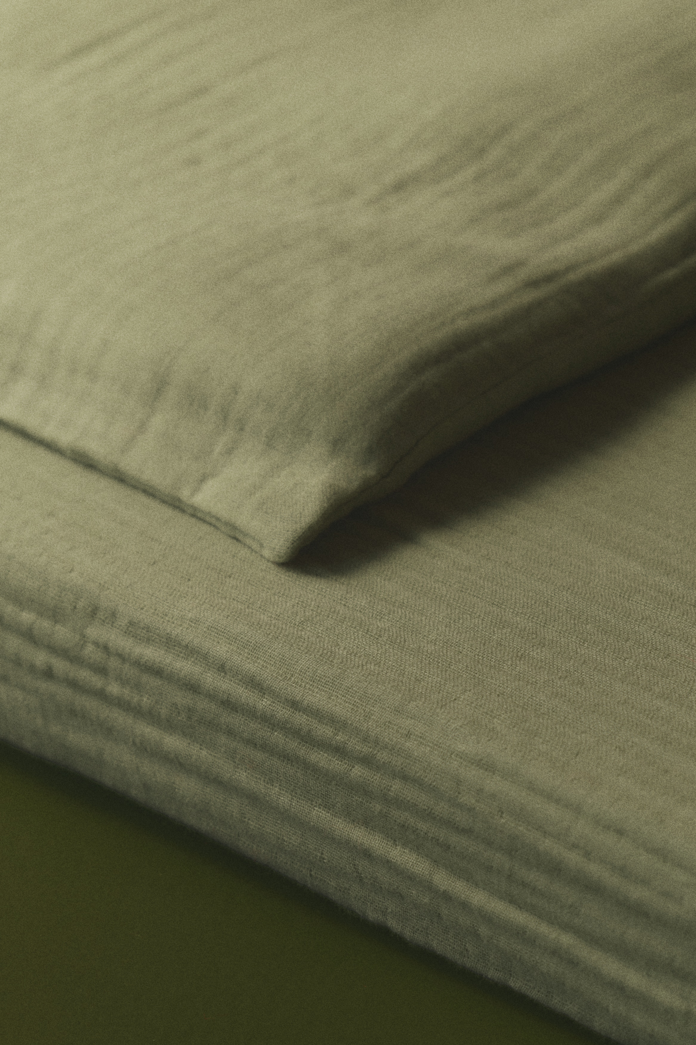 Fitted Crib Sheet - Sage green/Light blue/White/Light beige/Dusty pink/Light green