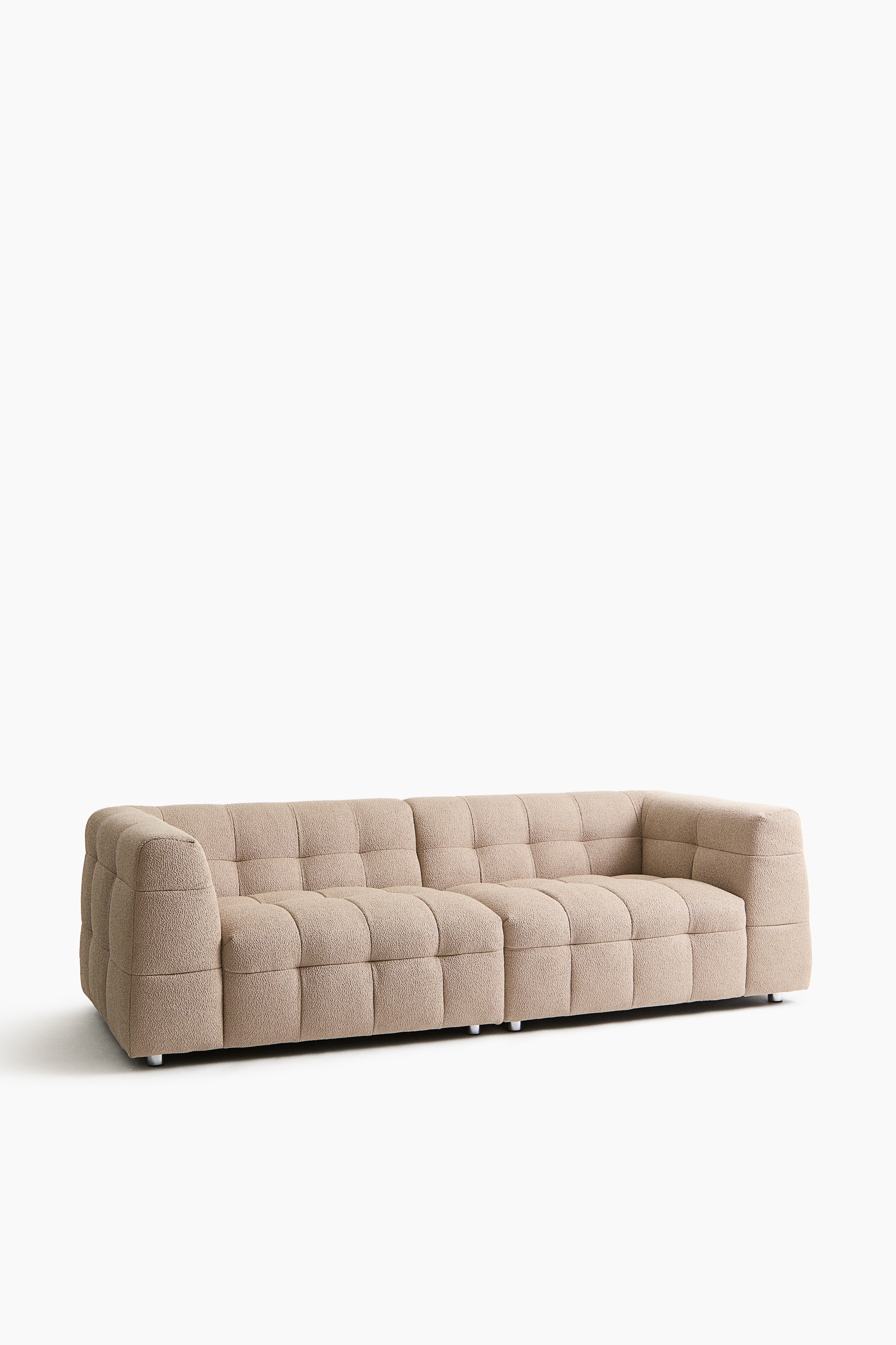 Bouclé 3-zitsbank - Beige