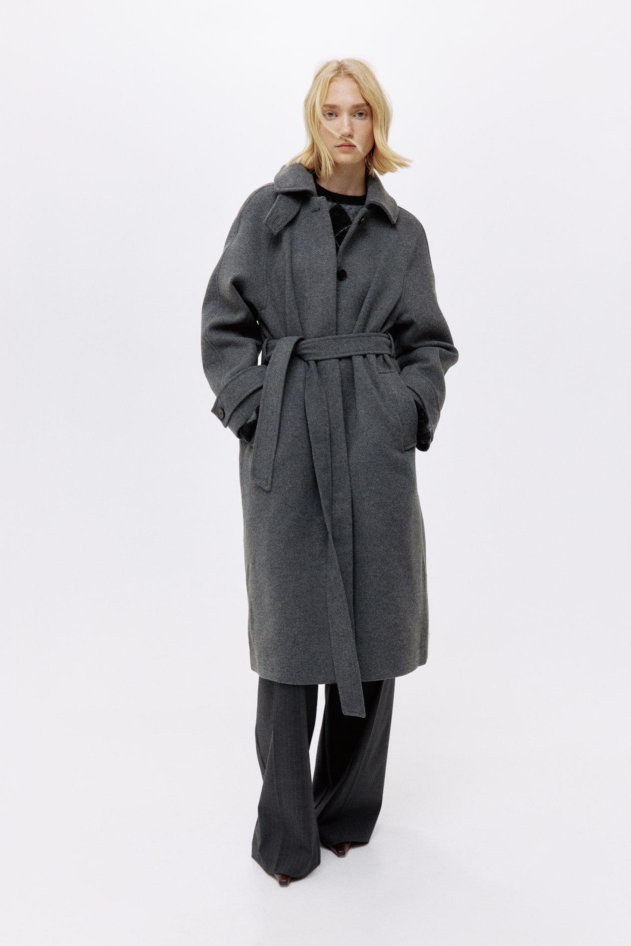 Tie-Belt Coat - image 3