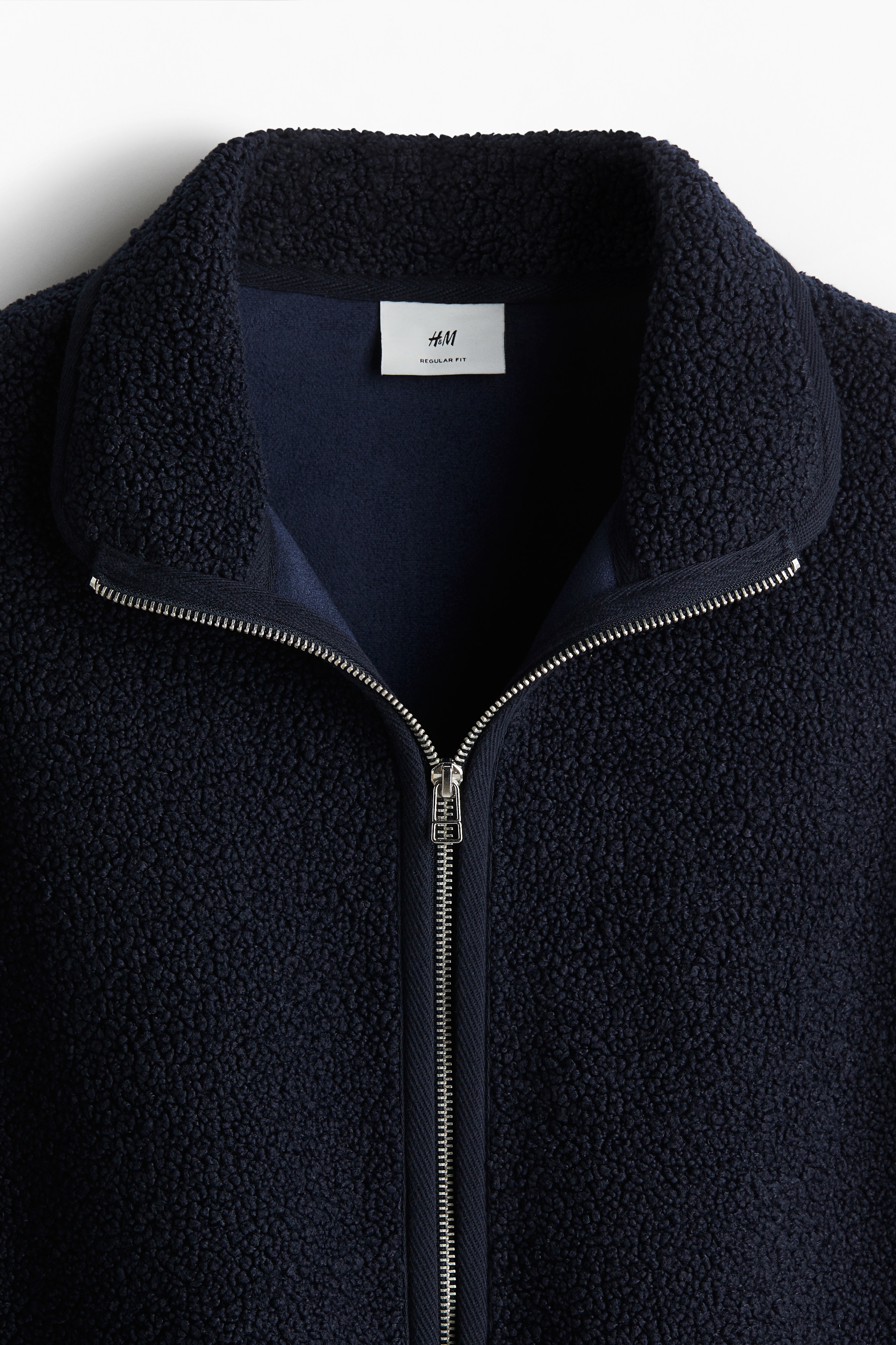 Veste Légère Bleue H&M Pour Homme - Taille L, Style Parka En Coton, Occasion Très Bon état