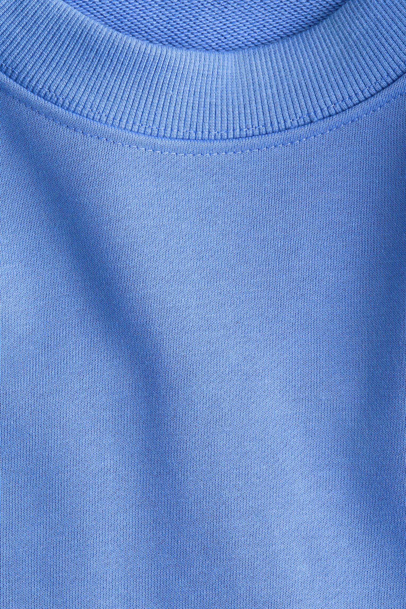 Oversized cotton sweatshirt - Blue/Dark grey/Light beige/Dark brown - 6