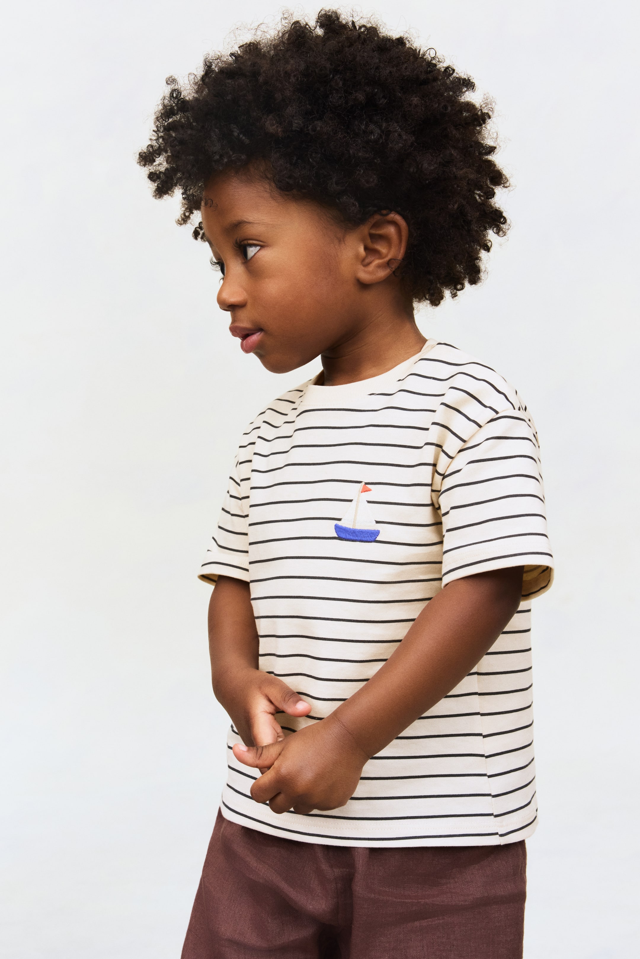 Embroidered-Detail T-Shirt