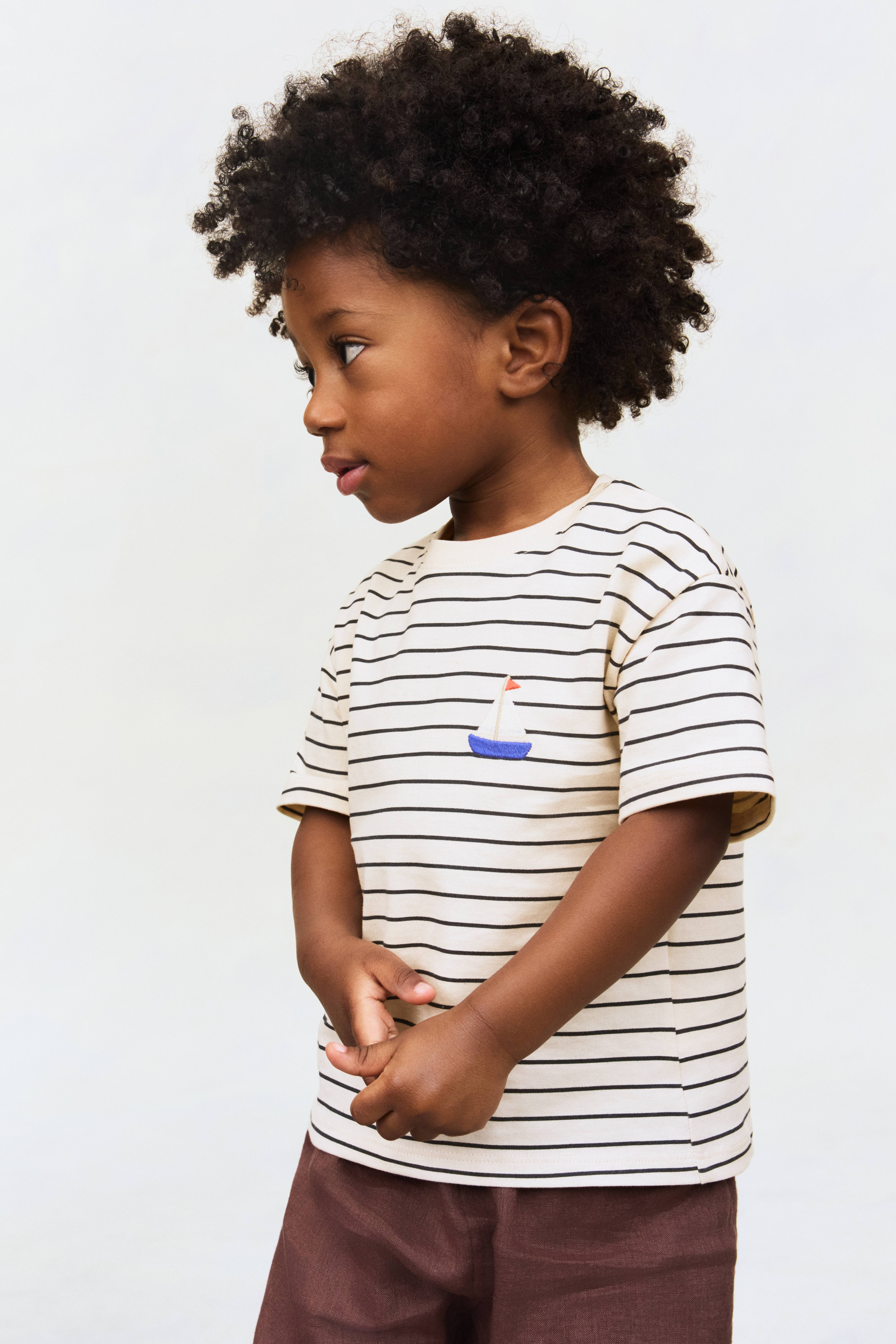 Embroidered-Detail T-Shirt
