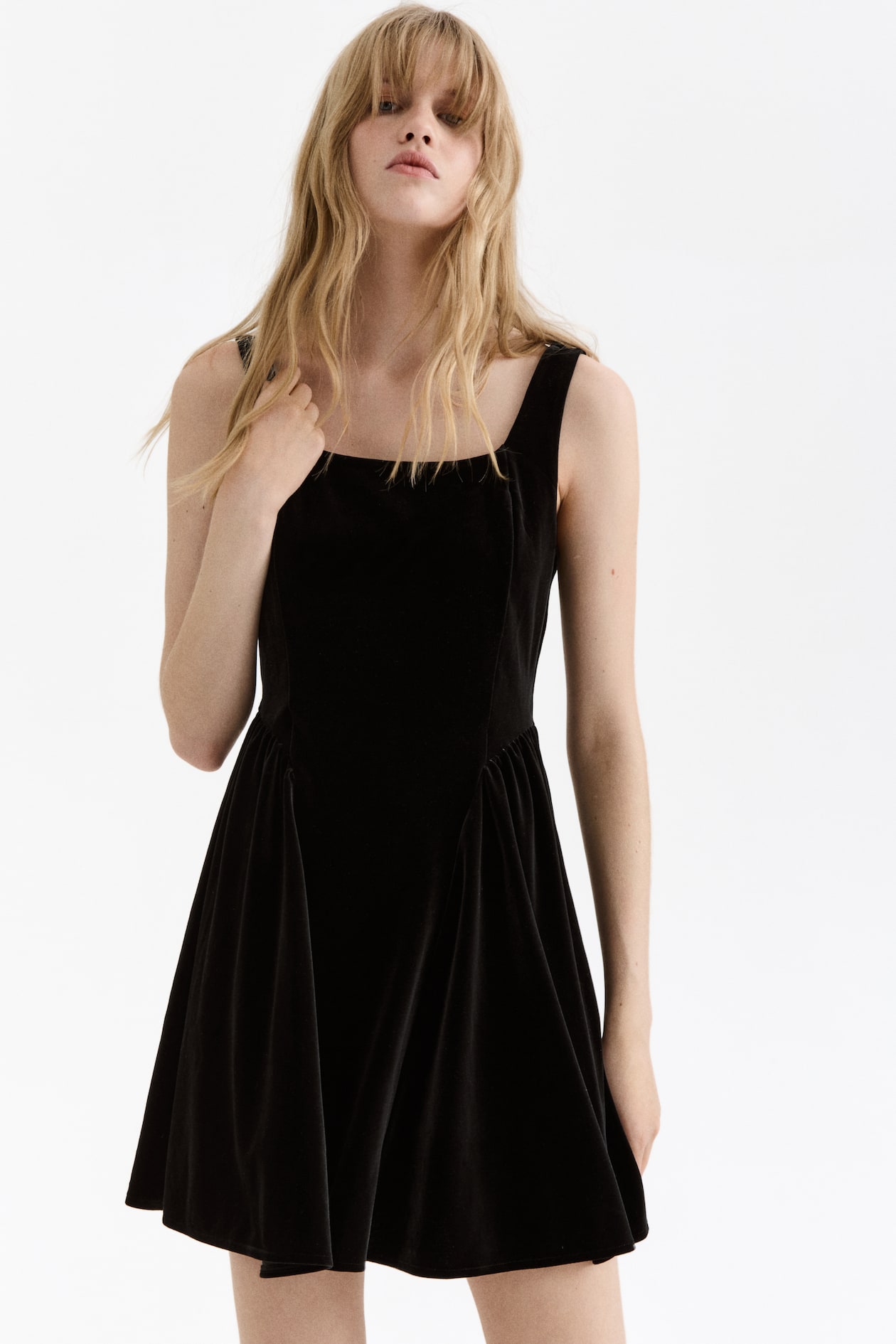 Sleeveless Velour Dress - image 2