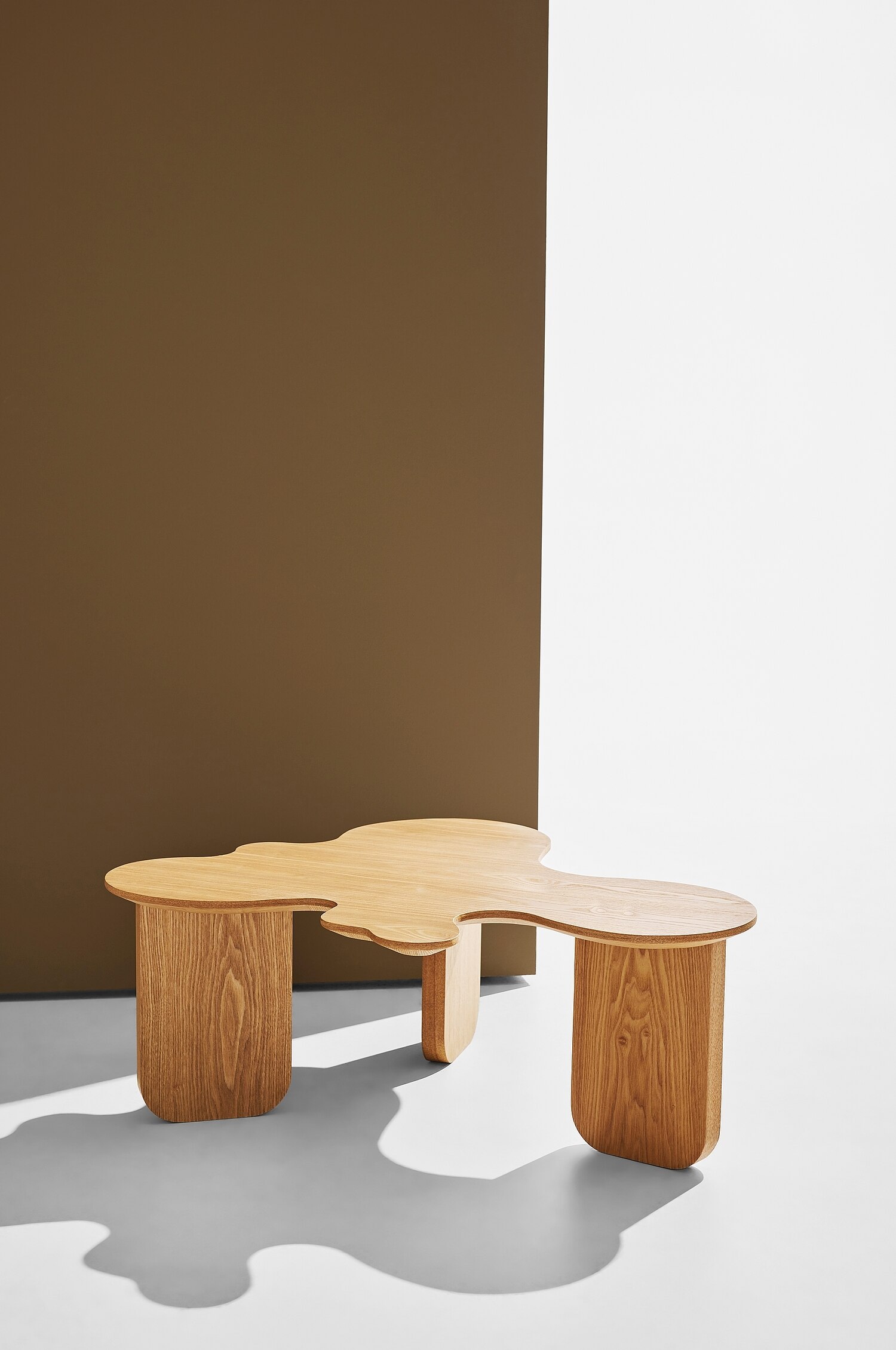 Rory Coffee Table - Ash Veneer/Walnut Veneer