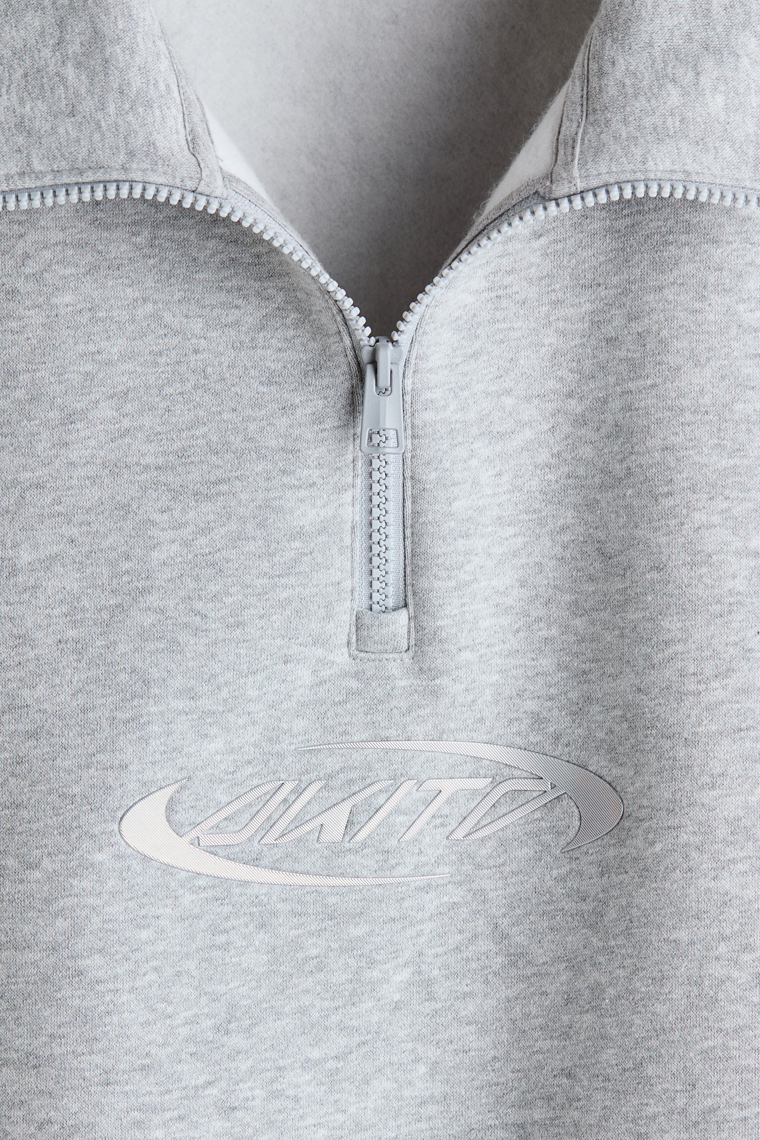 Loose Fit Zip-top sweatshirt - Grey marl/Akito - 5