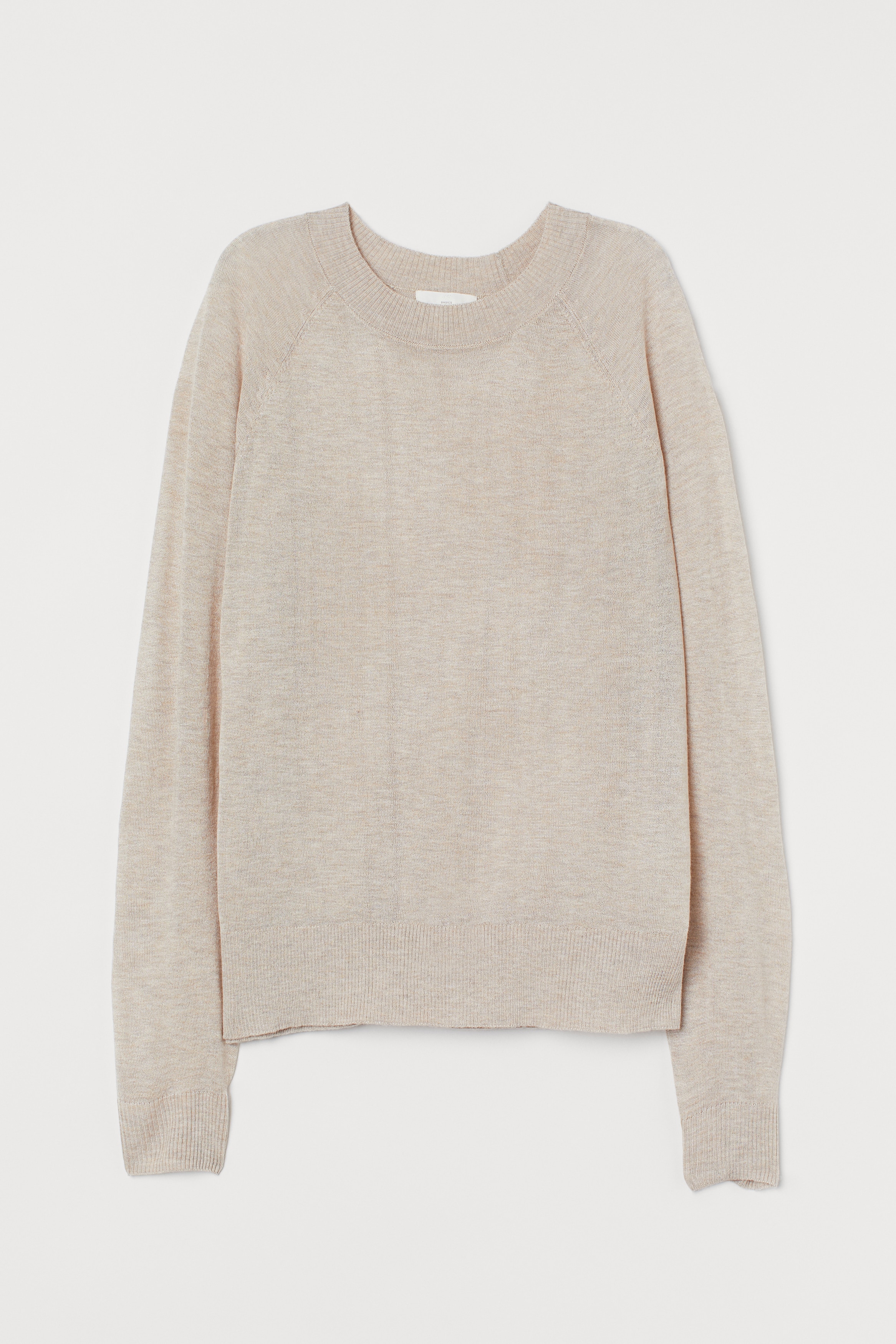 STONE  ベージュ ファインニットセーター f367c202b7c7861a948a6f05534b13