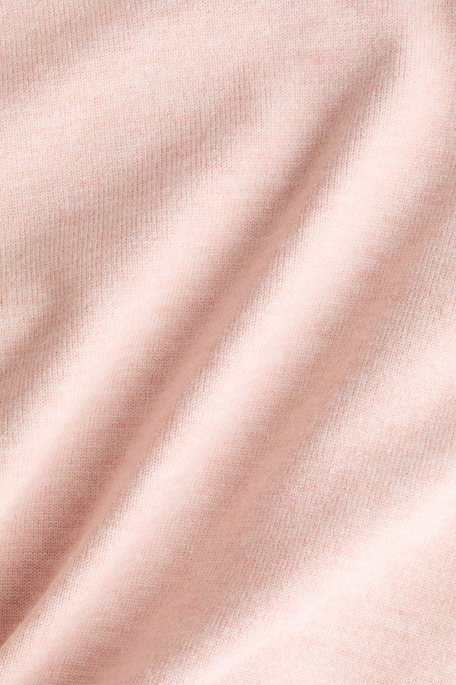 Pullover mit Puffärmeln-Helles Korallenrosa - 5