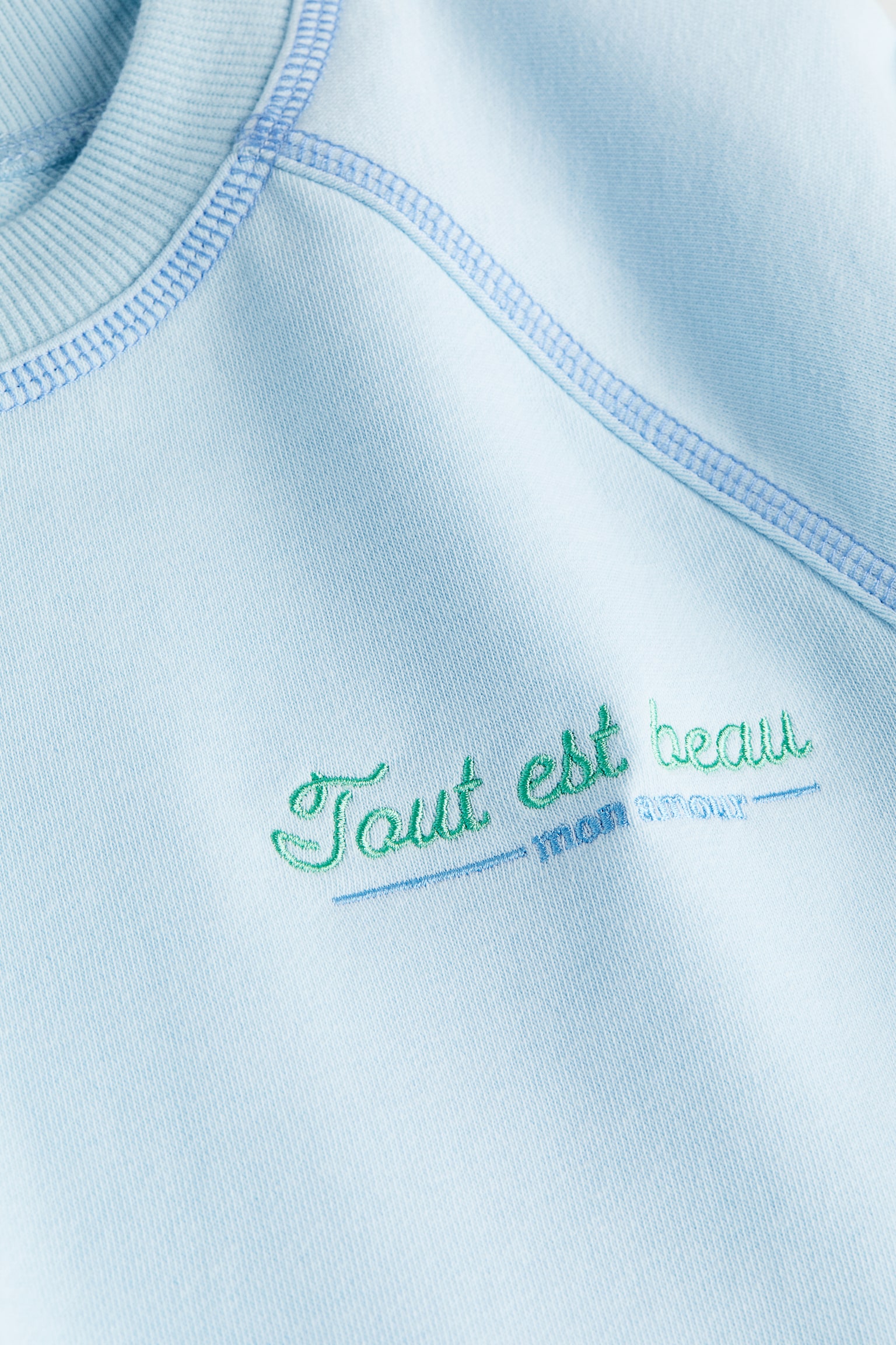 Sweatshirt - Light blue - 2