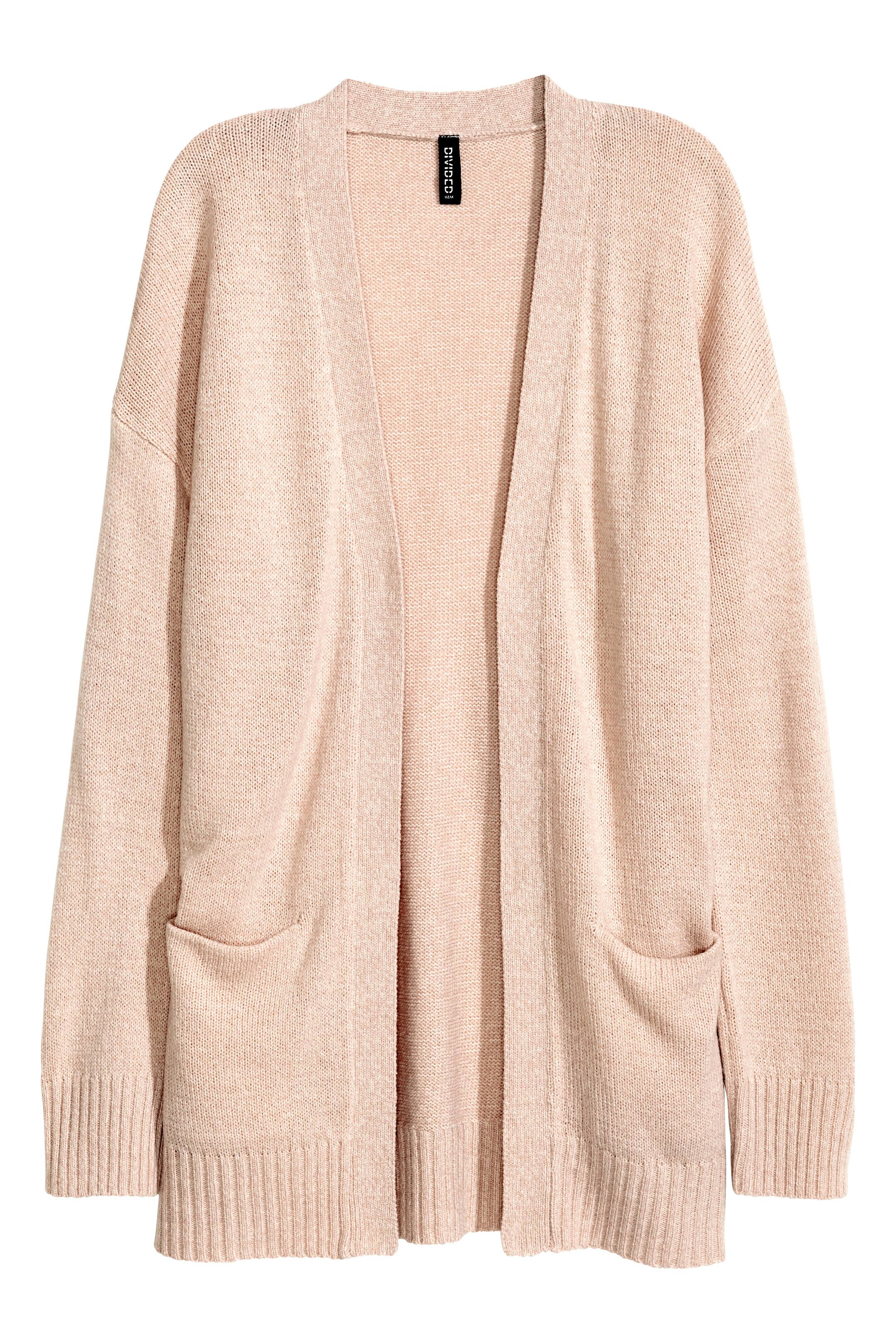 View larger image: Knitted cardigan - Powder beige - Ladies | H&M 1