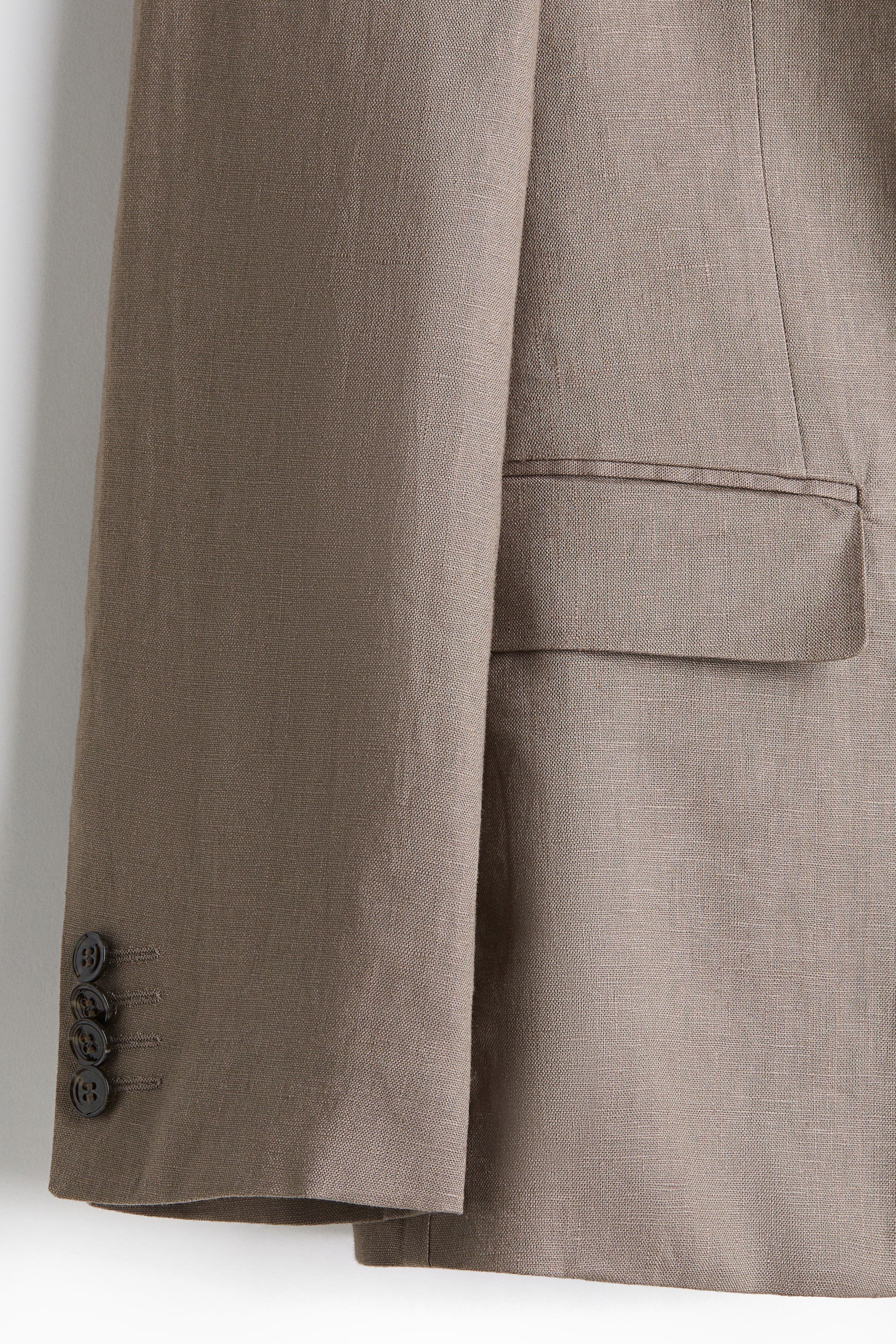 Slim-Fit Linen Jacket