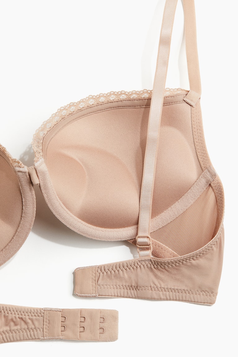 2-pack microfibre super push-up bras