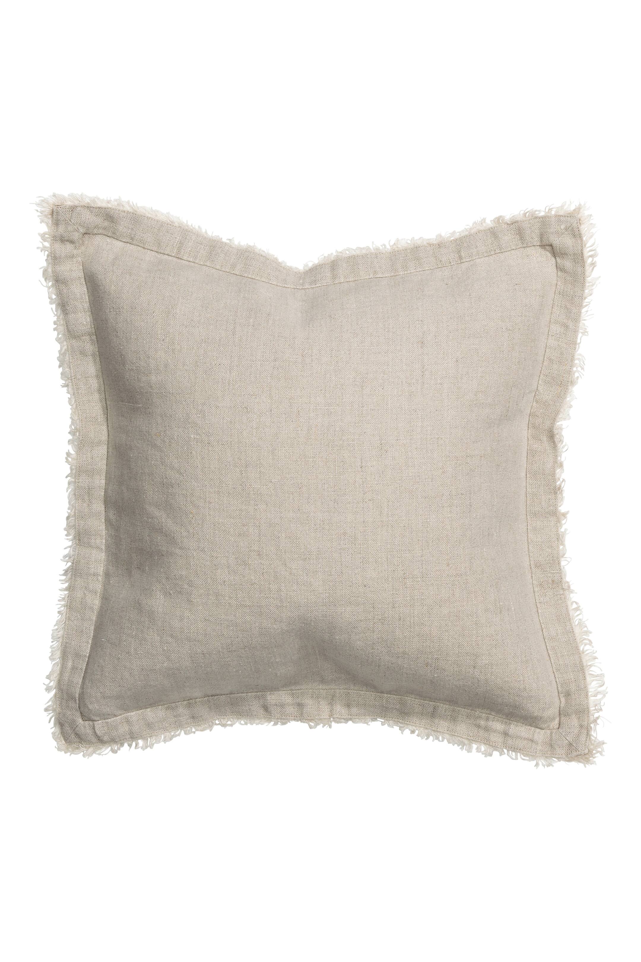 Ver imagem maior: Capa de almofada em linho - Bege linho - HOME | H&M PT 1