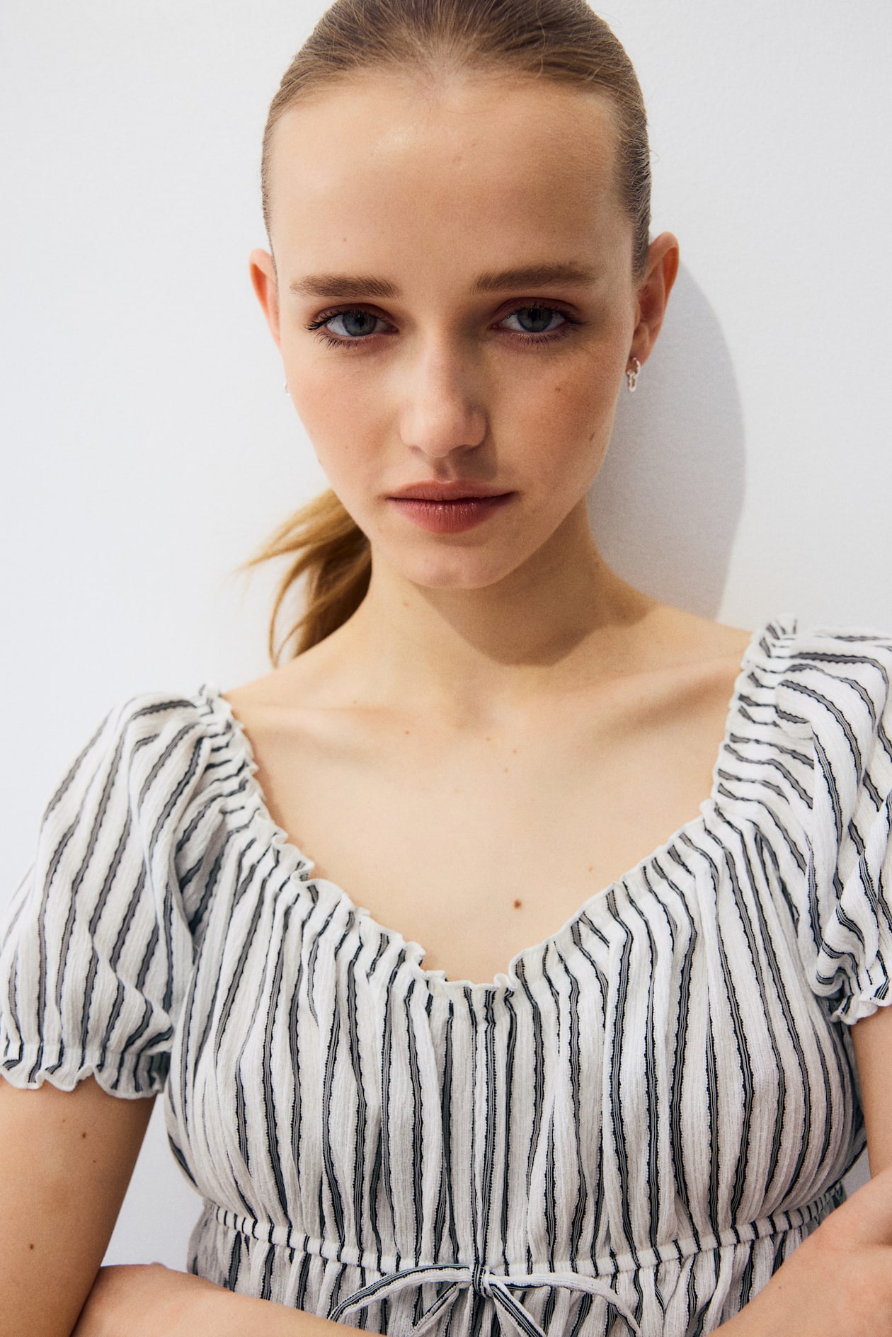 Puff-Sleeved Top - image 2