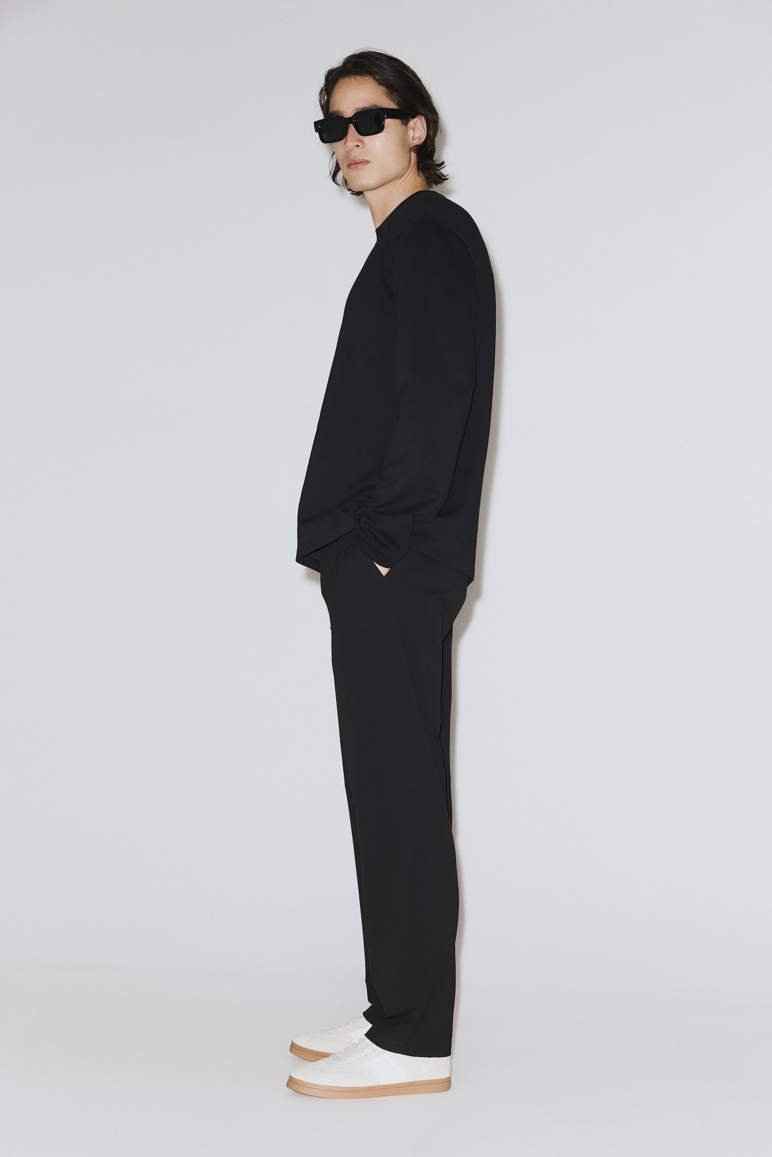 Spodnie bez zapięcia Four-way Stretch Regular Fit - Czarny/Ciemnoszary/Ciemnobrązowy/Granatowy - 10