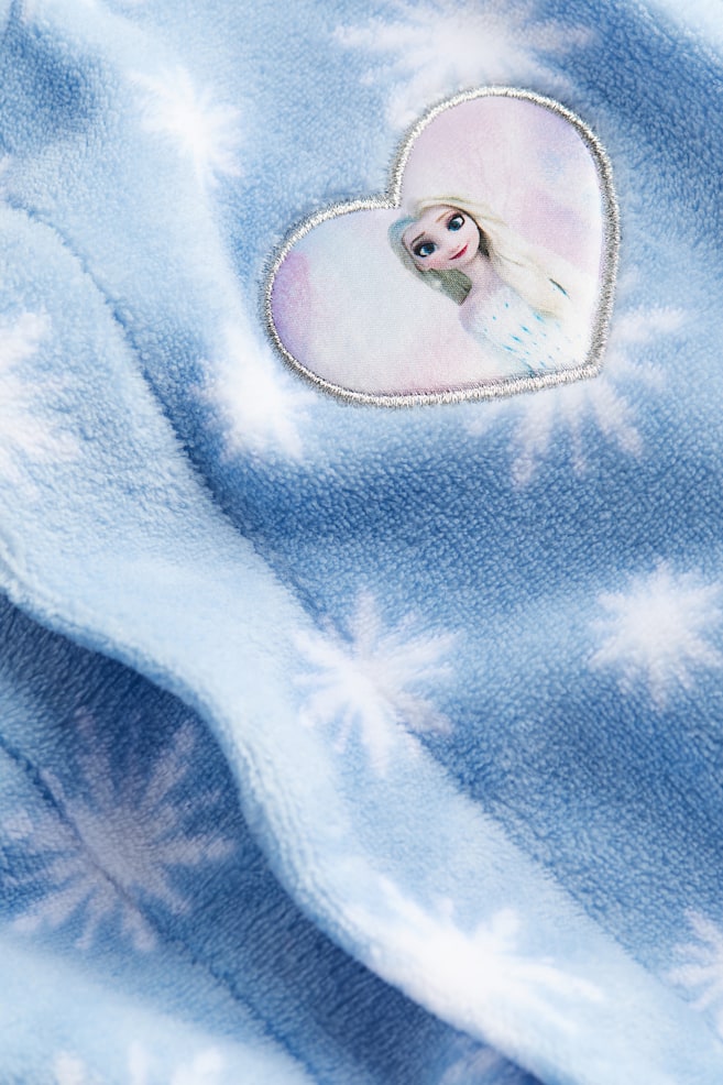 Fleece dressing gown - Light blue/Frozen/Ligth blue/Frozen - 2