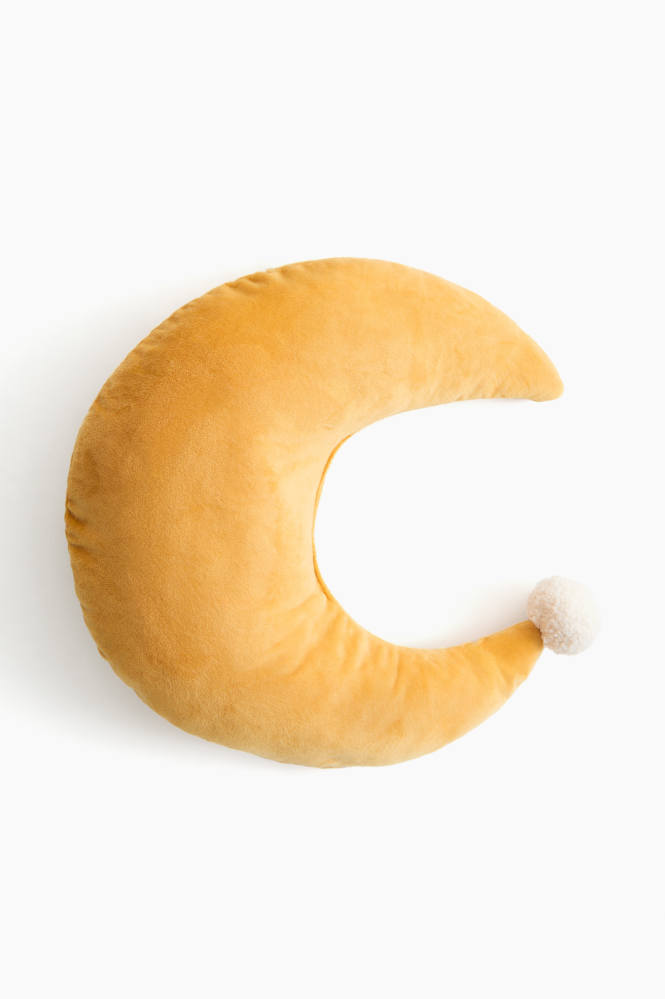H&M Home  - Moon-shaped cushion - Yellow/Moon